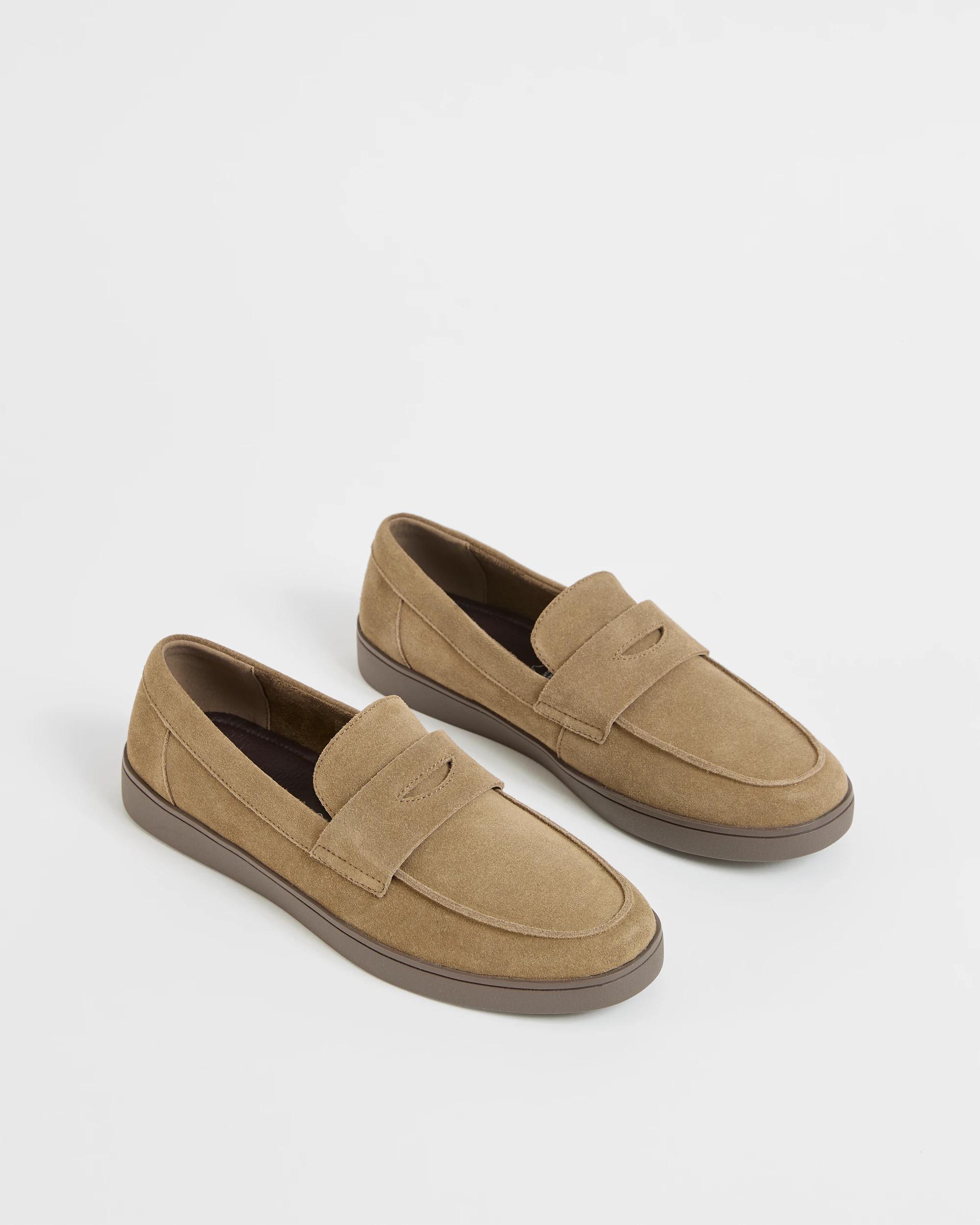 2 Target Man Suede Casual Loafers TAUPE, 2 of 3