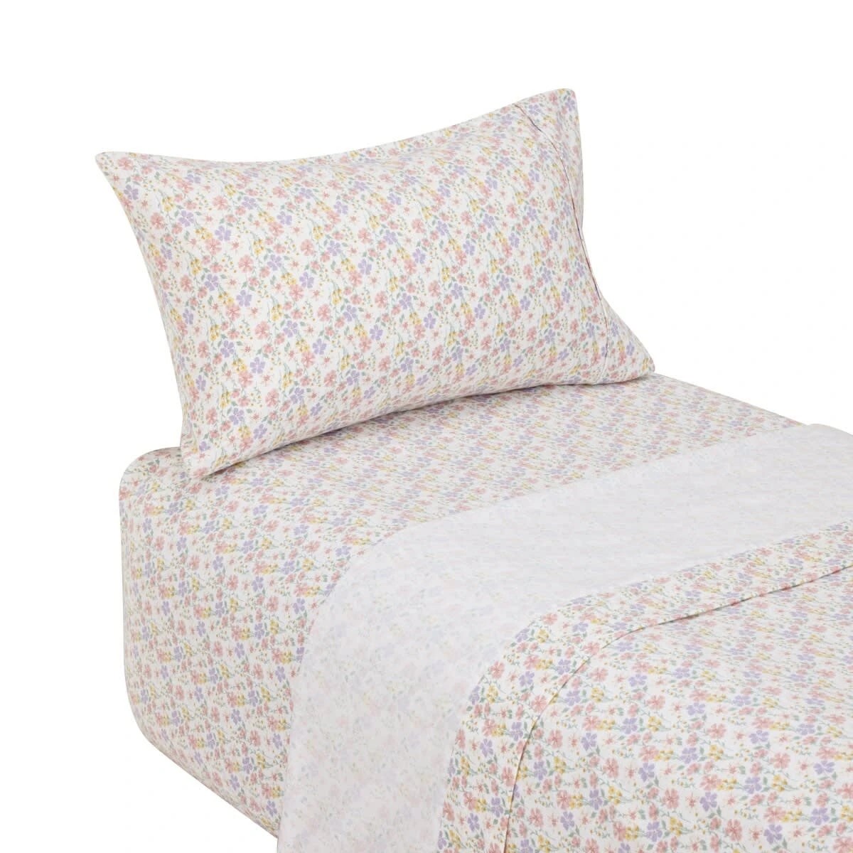 5 Ruby Cotton Flannelette Sheet Set - Single Bed, 5 of 7