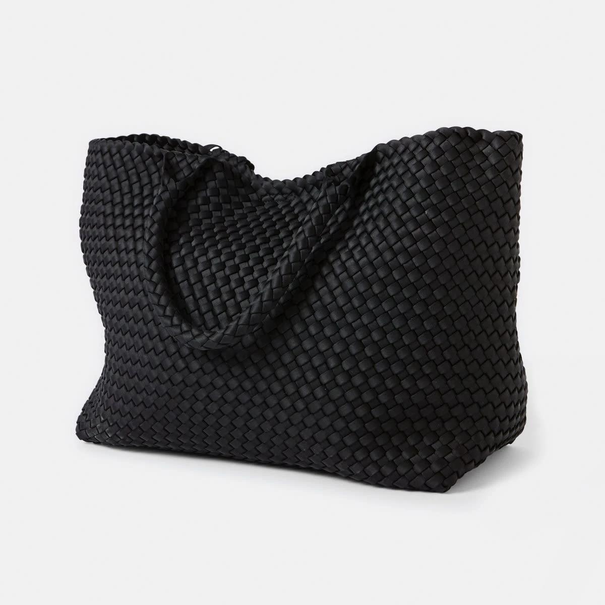 2 Weave Tote Bag BLACK, 2 of 5