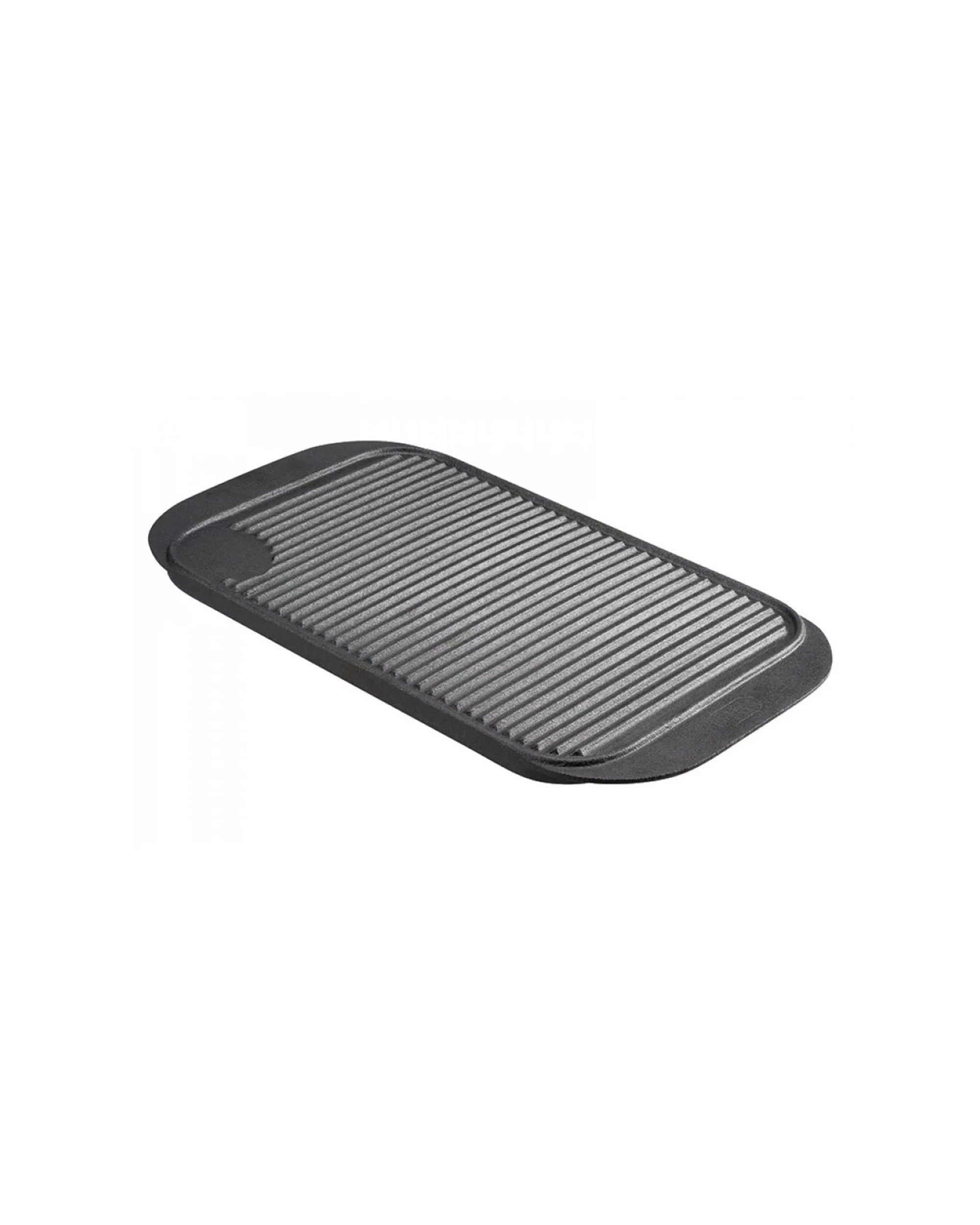 1 Pyrolux PyroCast Grill Tray Rectangular Broad Handles Abrasion Resistant - Black, 1 of 1