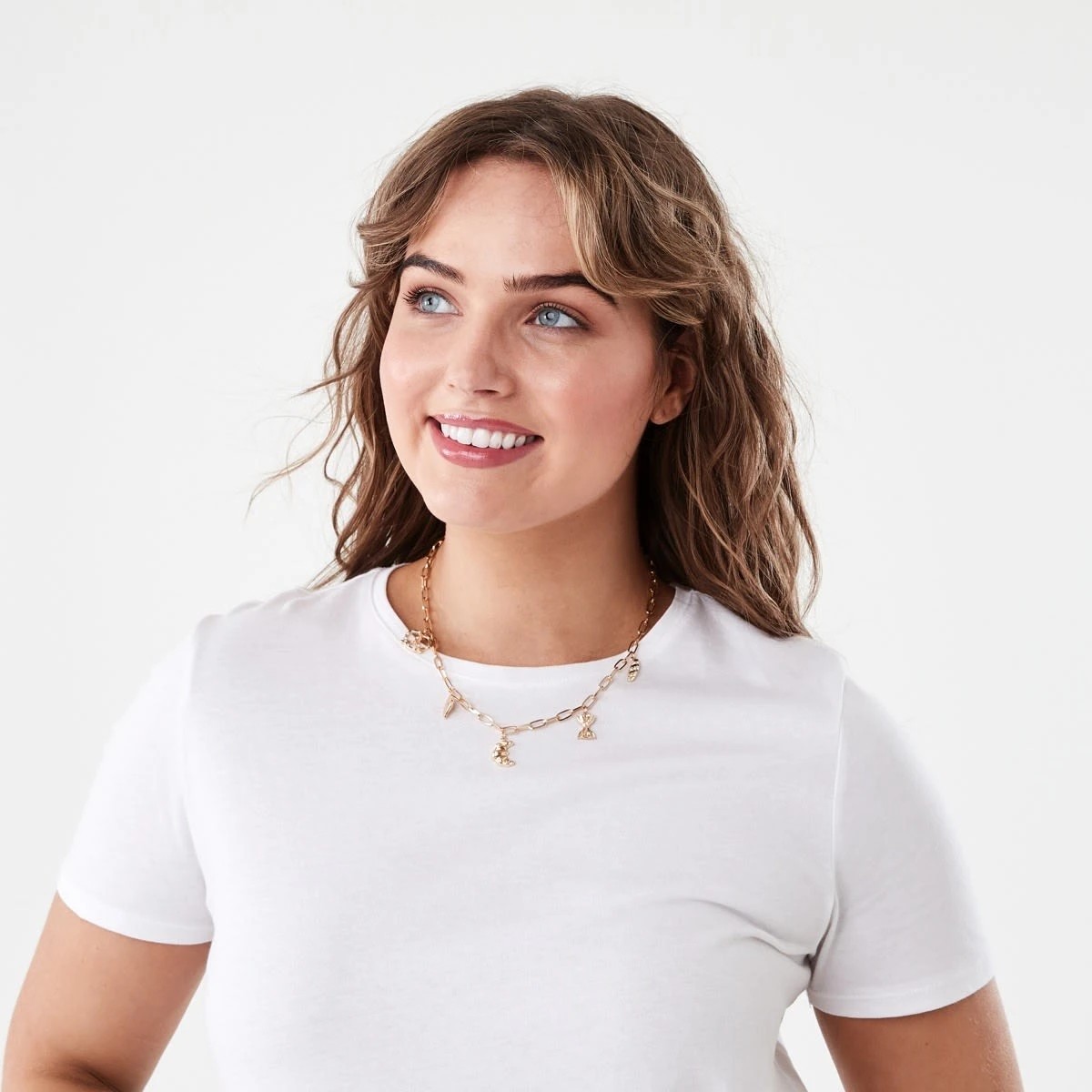 3 Carb Charms Necklace - Gold Tone, 3 of 4