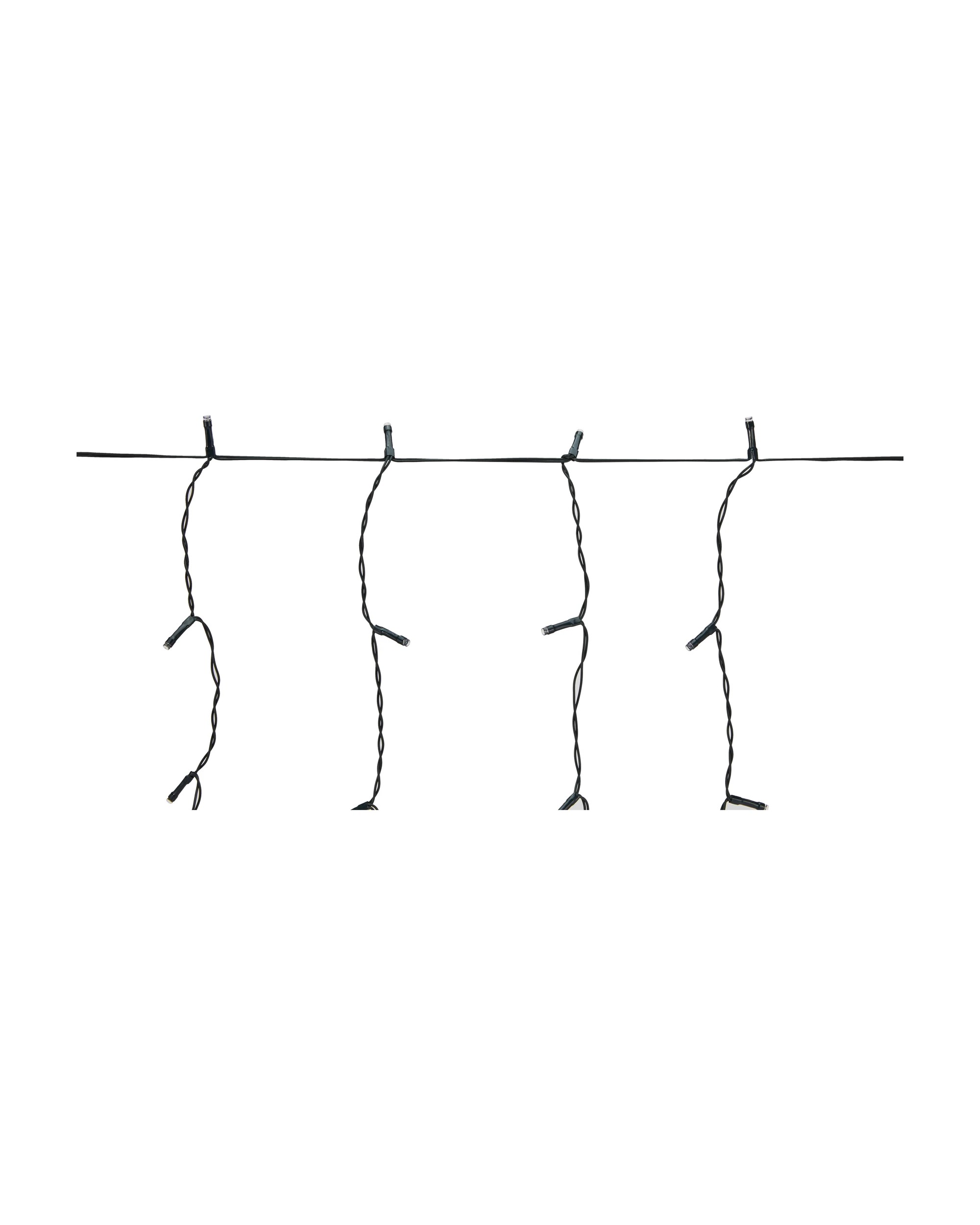 3 Solar Powered 200 LED Blue Icicle String Lights, 3 of 7