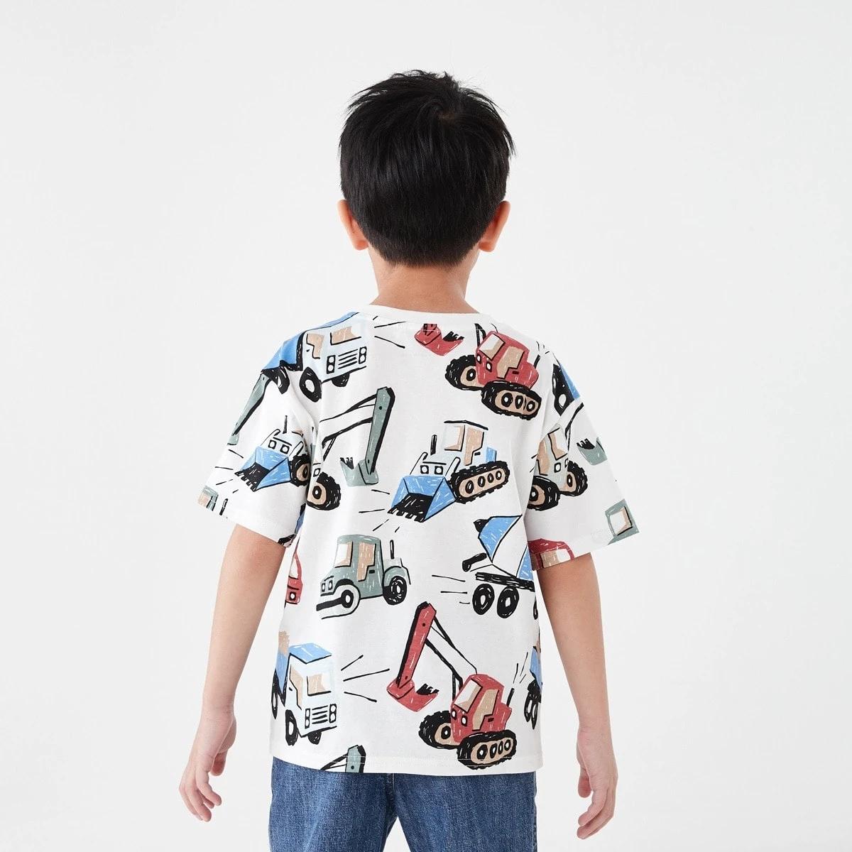 2 All Over Print T-shirt SKETCHY DIGGERS WHITE, 2 of 6