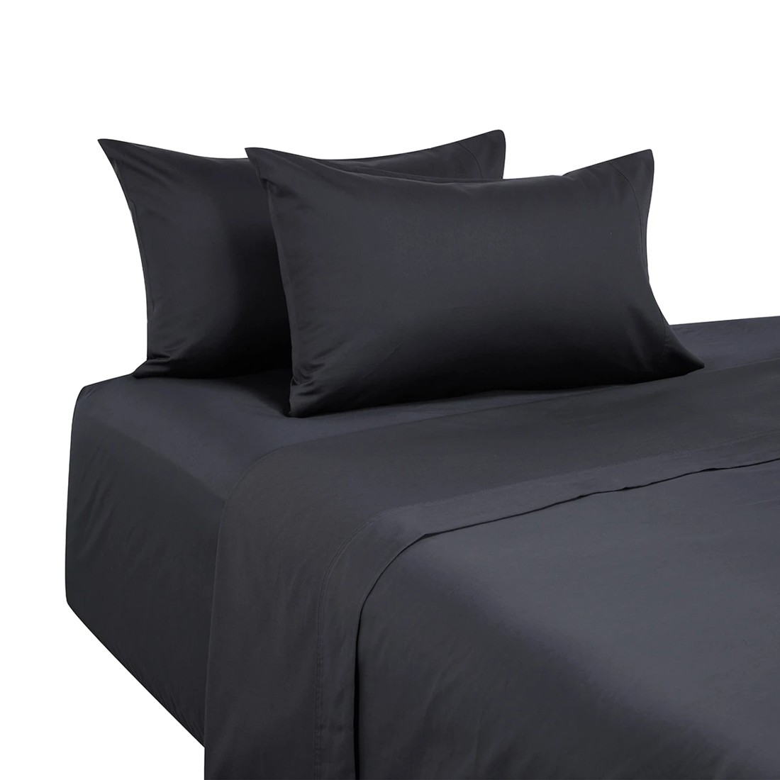 5 500 Thread Count Australian Grown Cotton Sheet Set - King Bed, Anthracite, 5 of 7