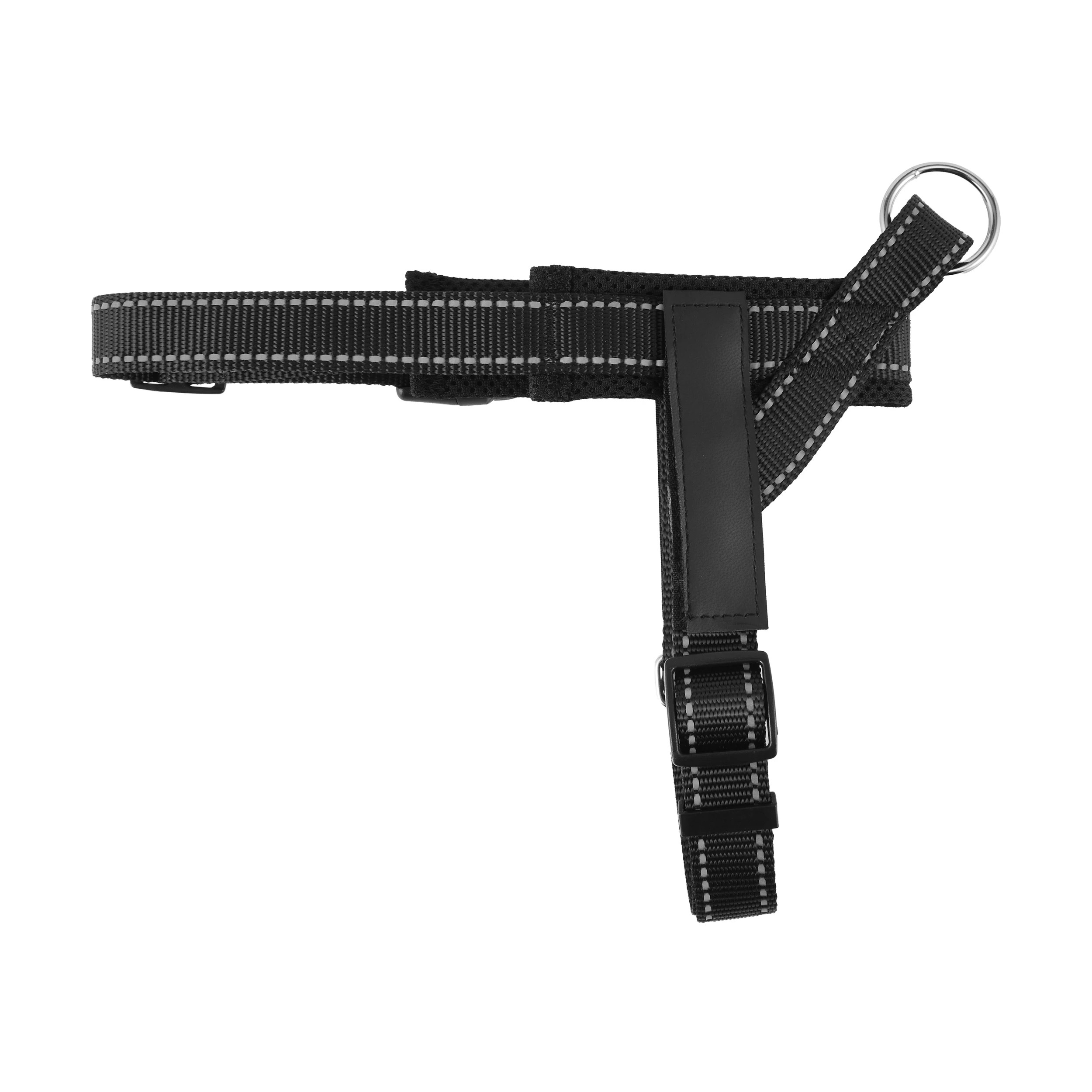 6 Pet Customisable Harness - Medium, Black, 6 of 10