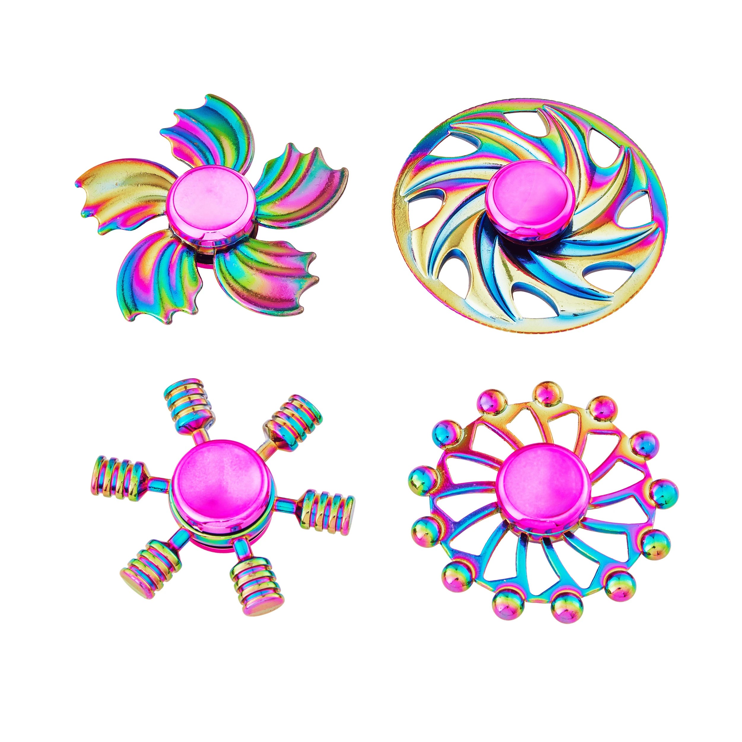 2 Future Fidgets: Metallic Fidget Spinner, 2 of 6