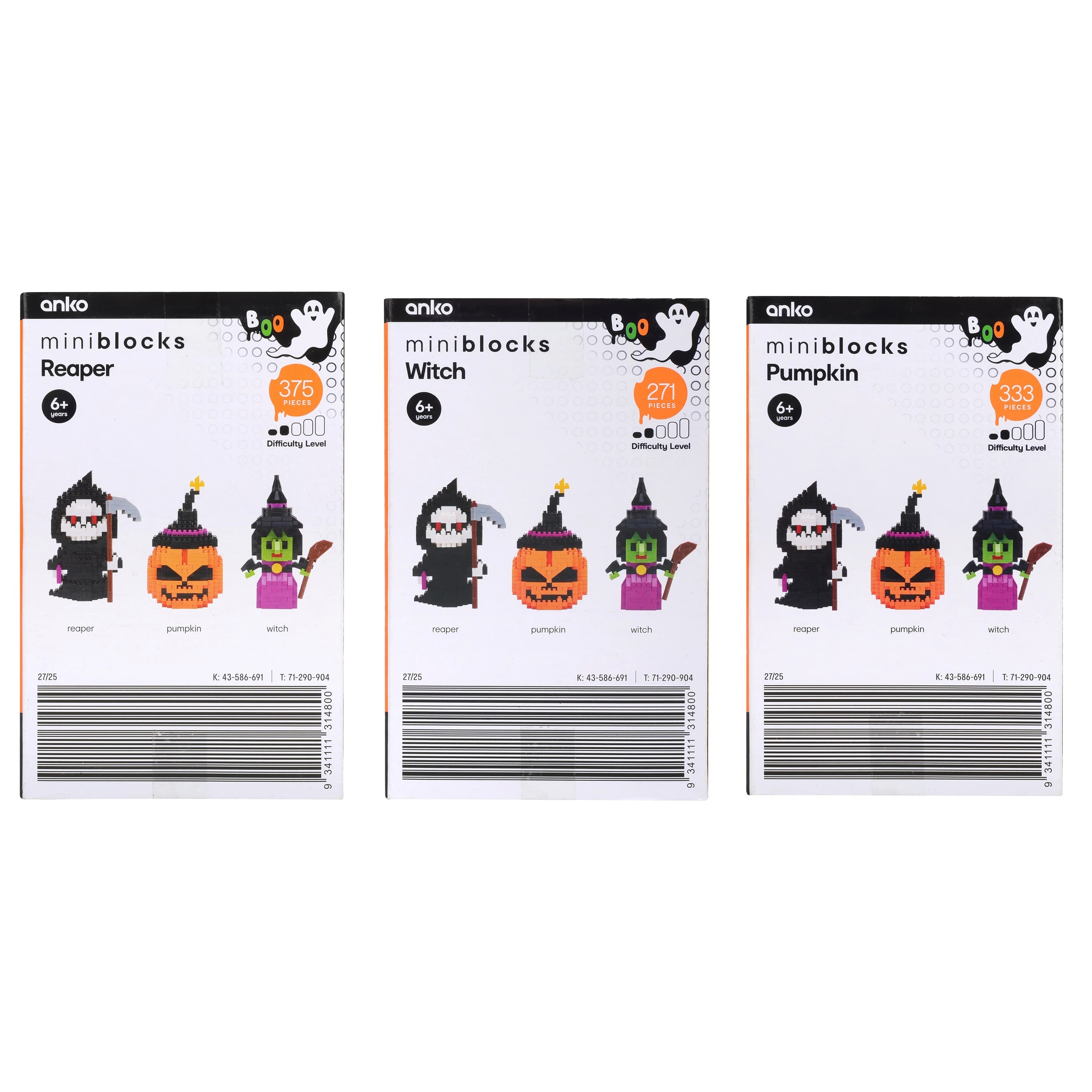 10 Mini Blocks Halloween Series - Assorted, 10 of 10