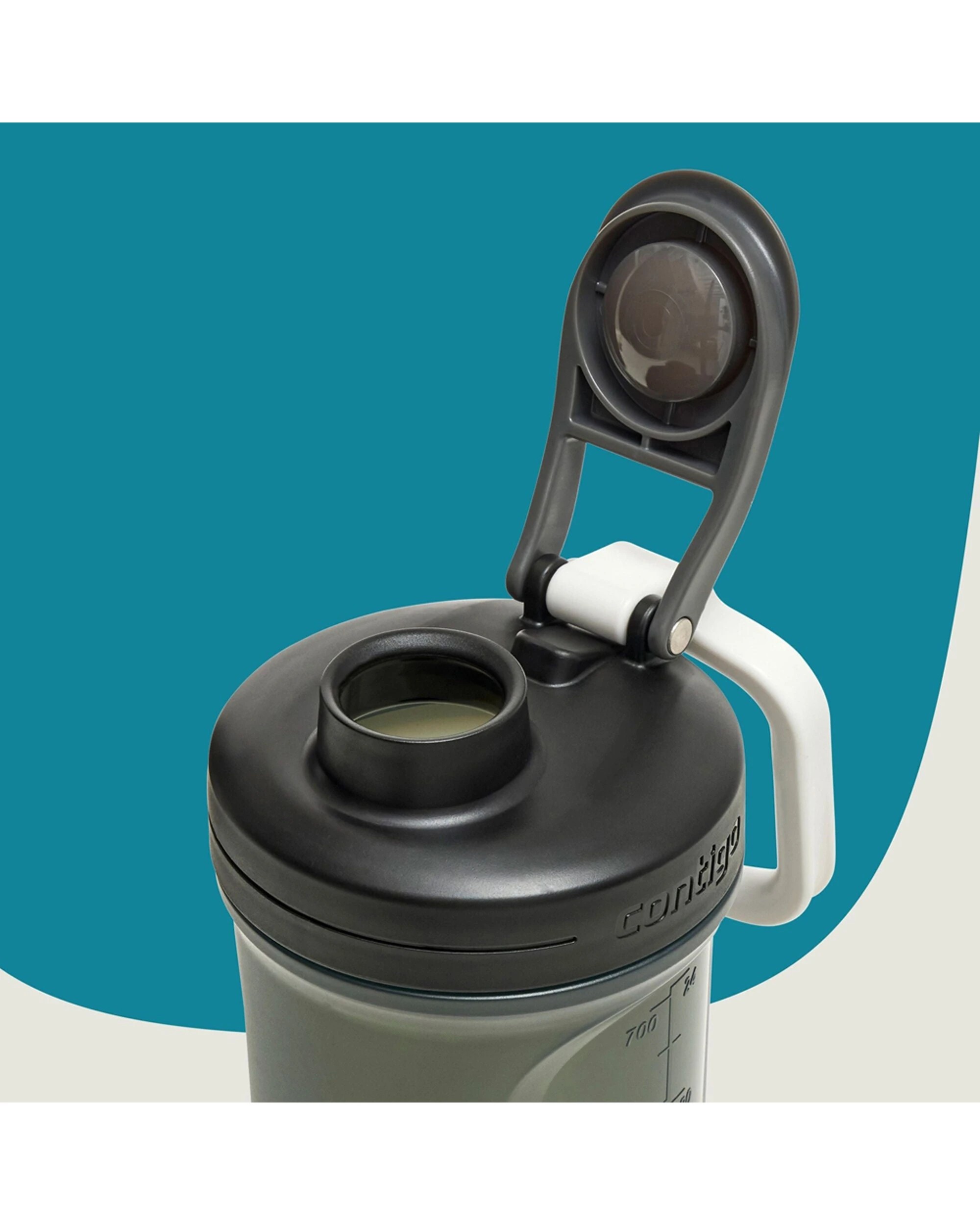 6 Contigo Shake & Go Fit 2.0 Drink Bottle 828ml Leakproof Vacuum Insulated Portable - Grey, 6 of 6