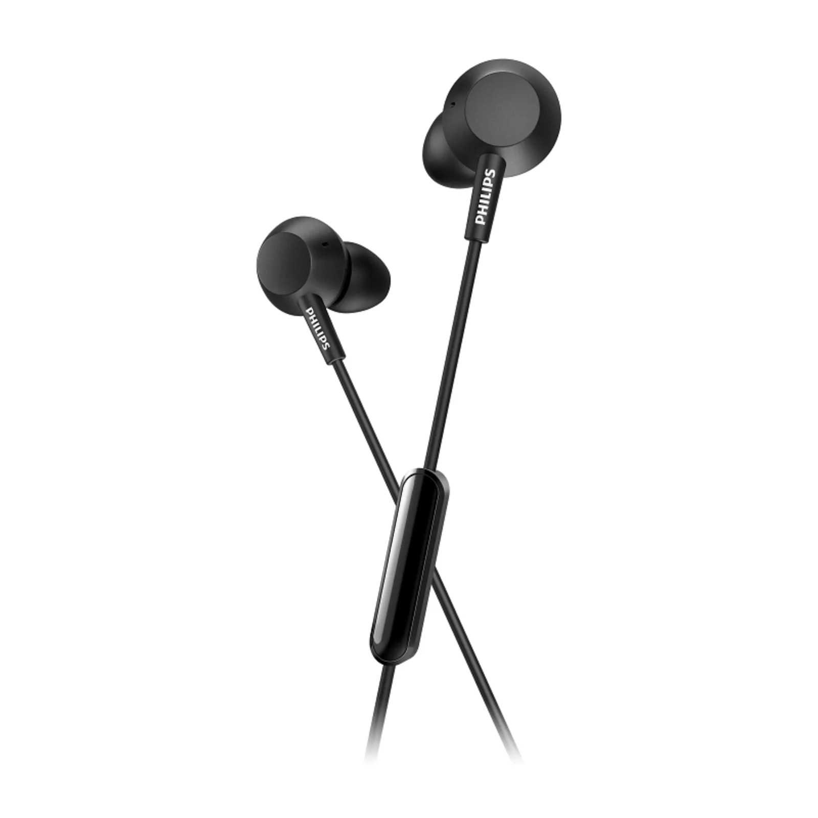 1 Philips Wired Earbud Bass - Black, 1 of 3