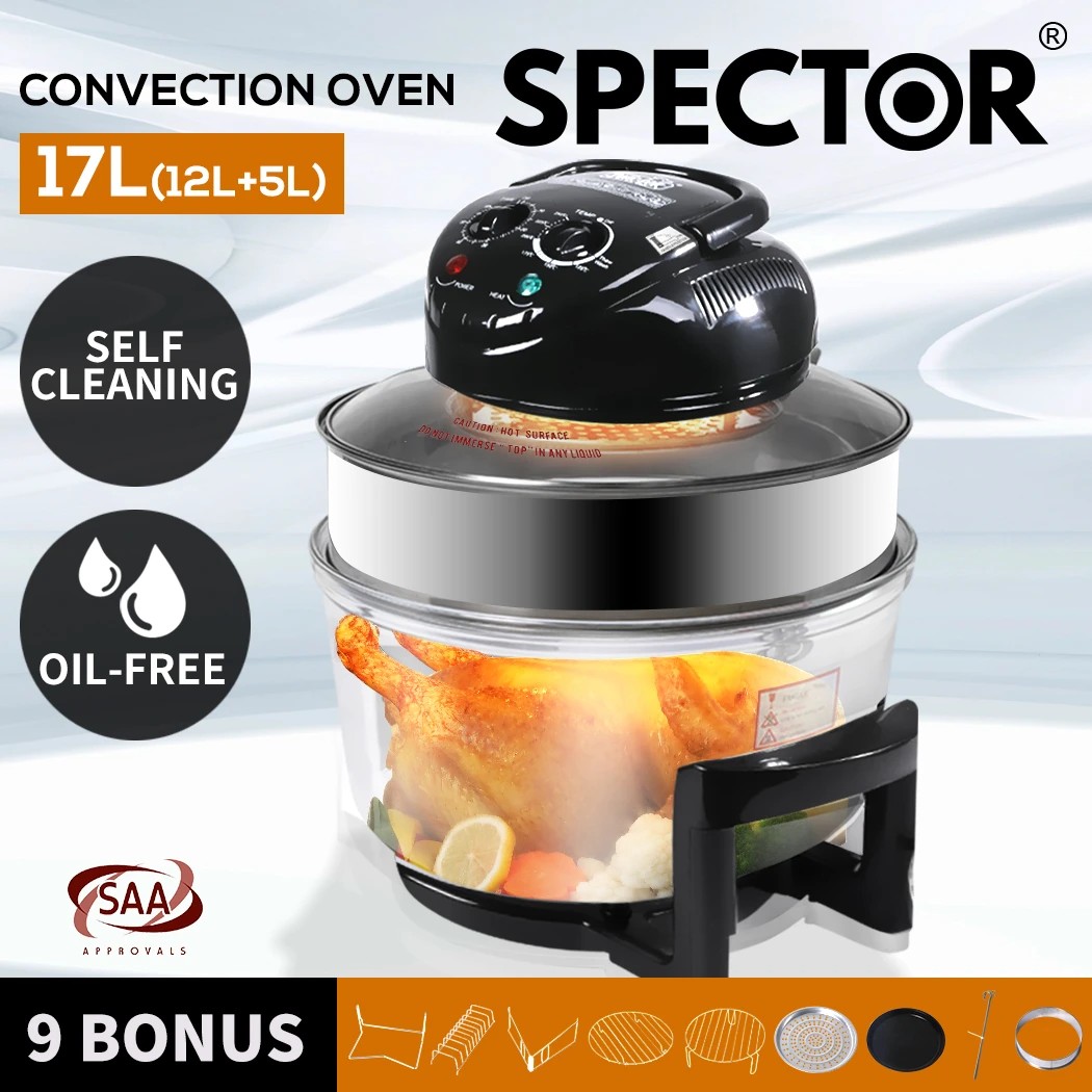1 Spector Air Fryer 17L - Black, 1 of 7