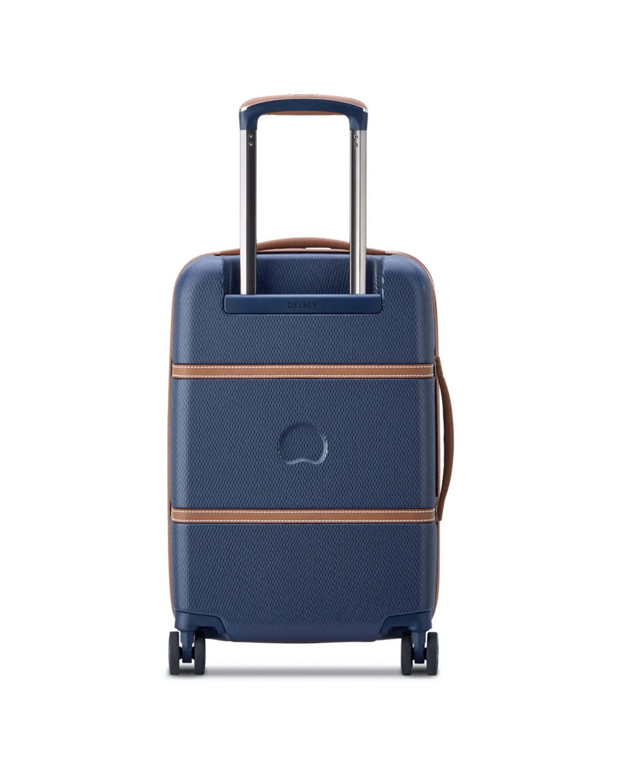 3 Delsey Luggage Chatelet Air 2.0 - 55 cm 4-Wheel Cabin Suitcase TSA Lock USB Port Navy - Blue, 3 of 6