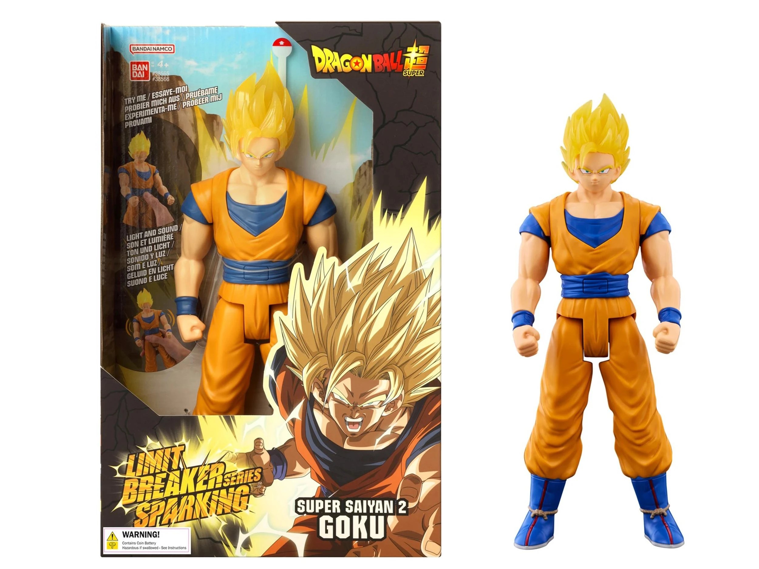 1 Dragon Ball 12 inch Limit Breaker Sparking - Super Saiyan 2 Goku - Multi, 1 of 3