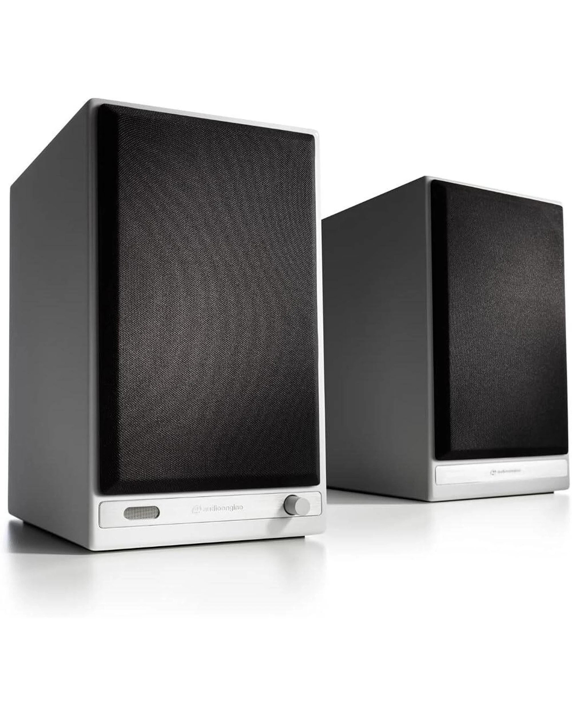 2 Audioengine HD6 Premium Powered Wireless Bookshelf Speakers Pair White, 2 of 3