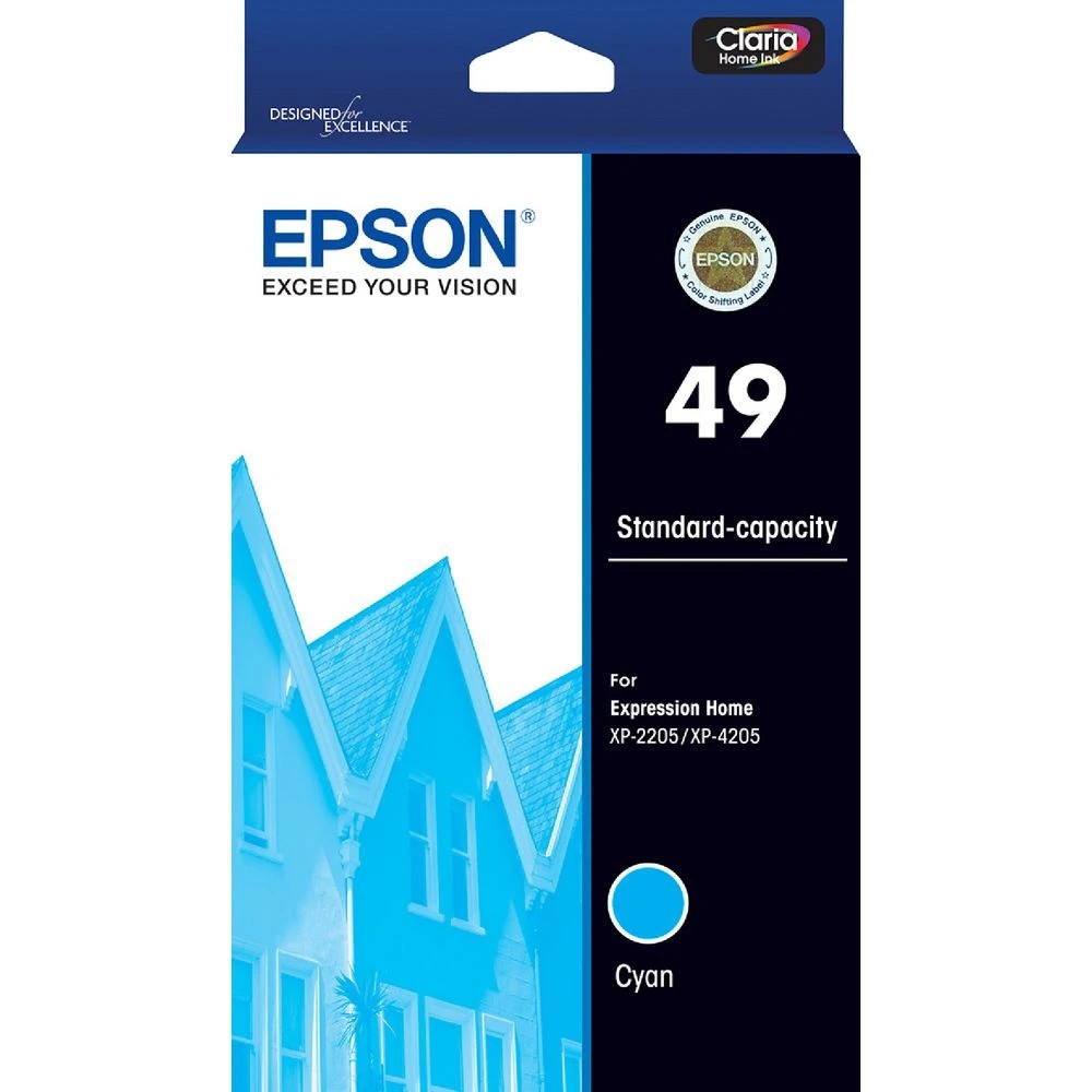1 Epson 49 Ink Cartridge Cyan, 1 of 1