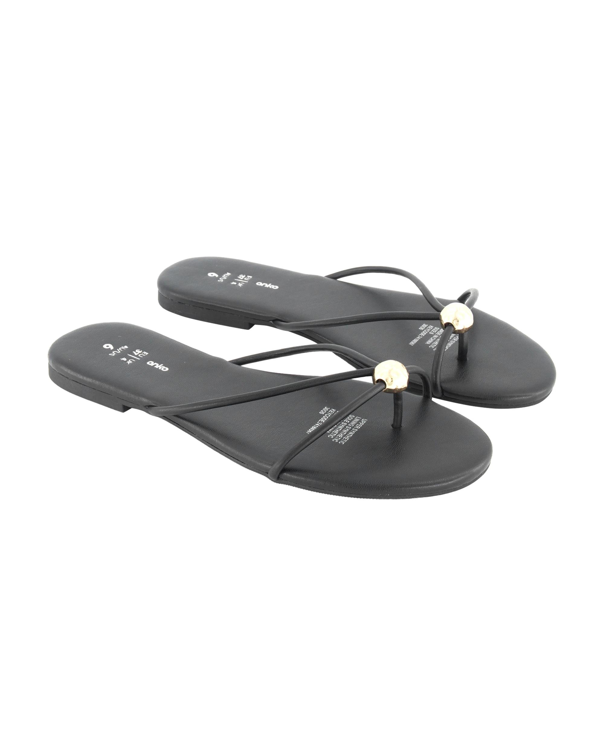 2 Toe Post Sandals Black, 2 of 3