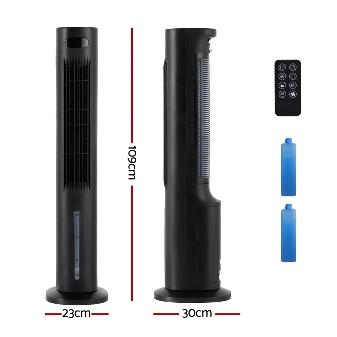 2 Devanti 7L Evaporative Air Cooler Conditioner - Black, 2 of 7