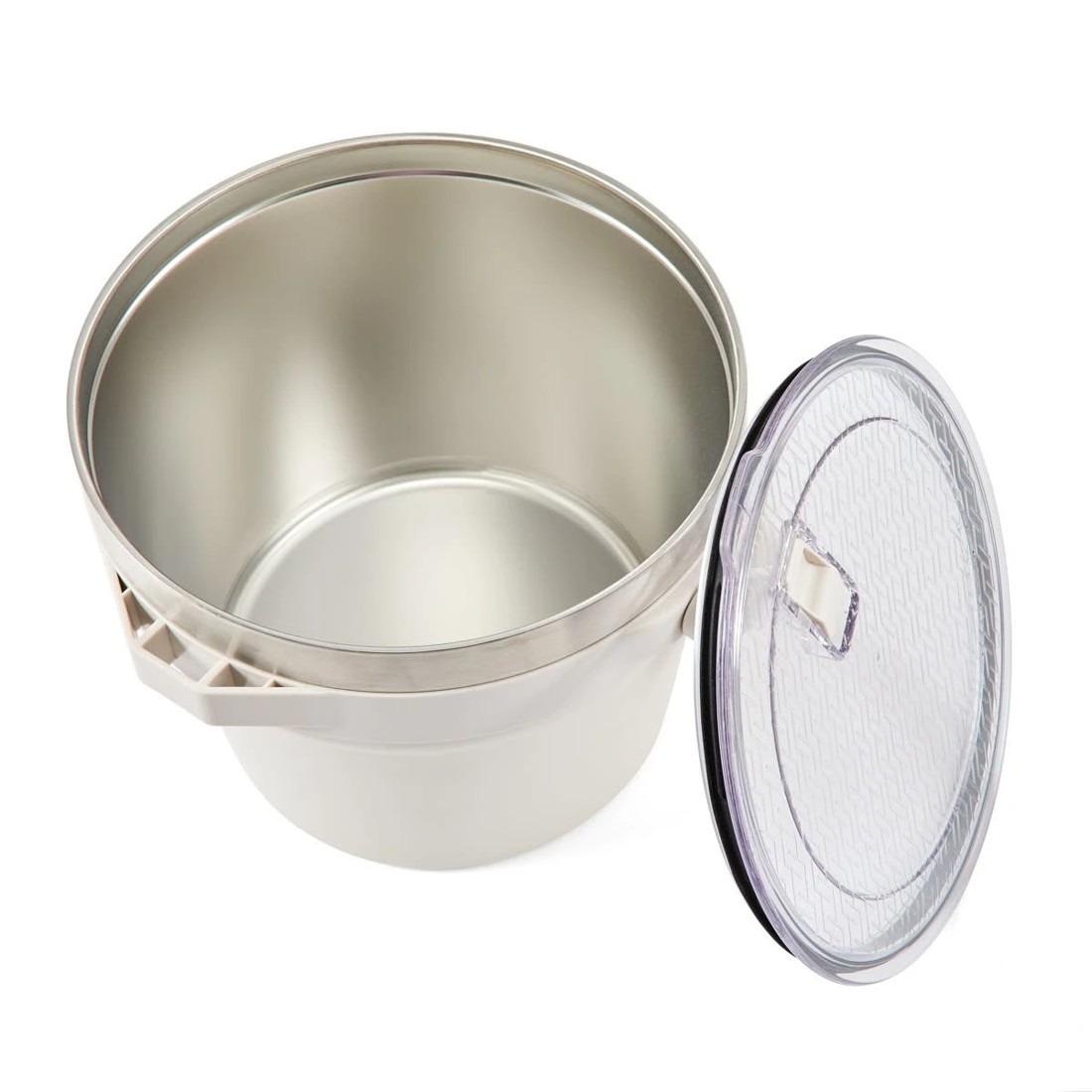 6 7L Double Wall Ice Bucket - Stone, 6 of 8