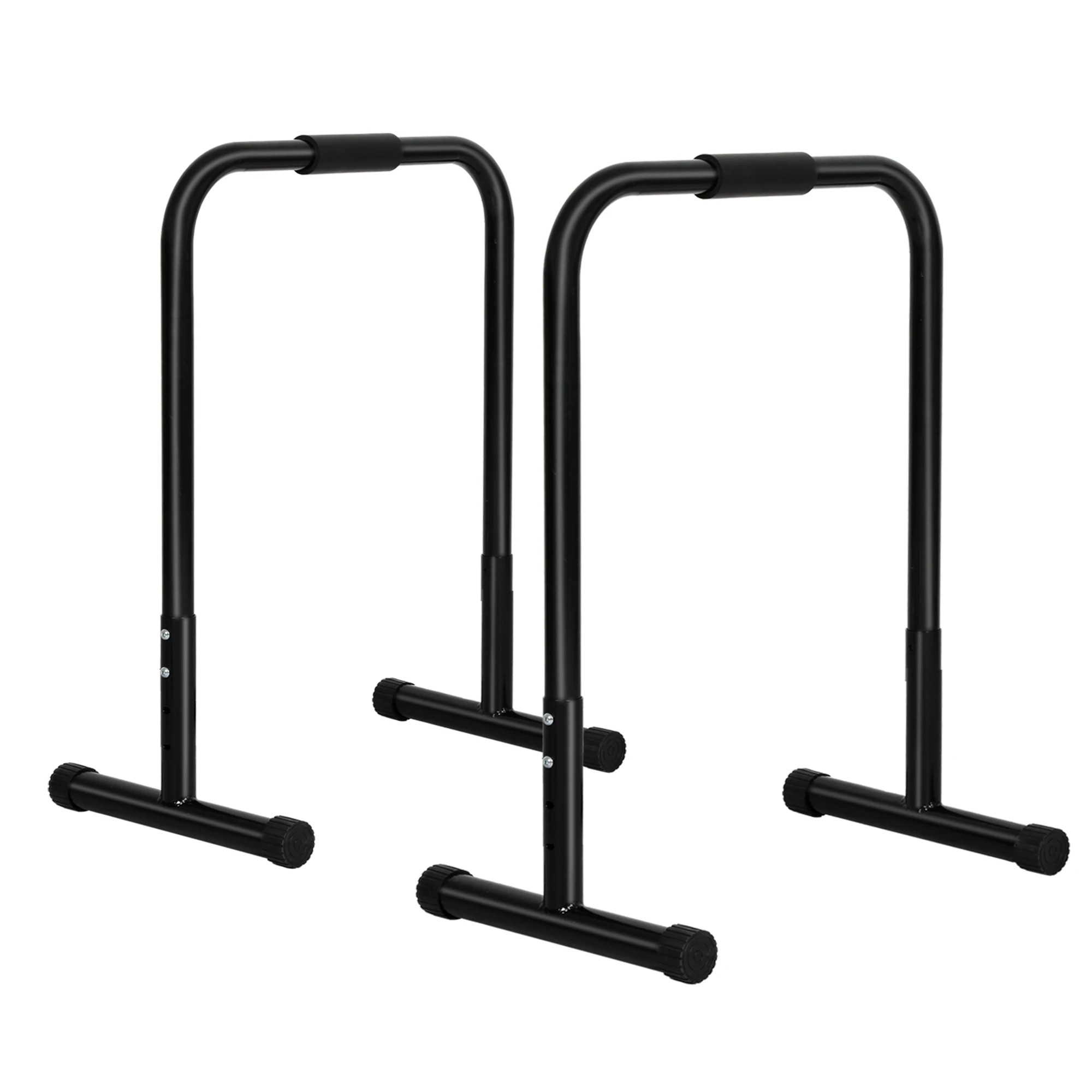2 Centra Parallel Dip Bar Push Up Station Stand Adjustable Height Strength Train, 2 of 9