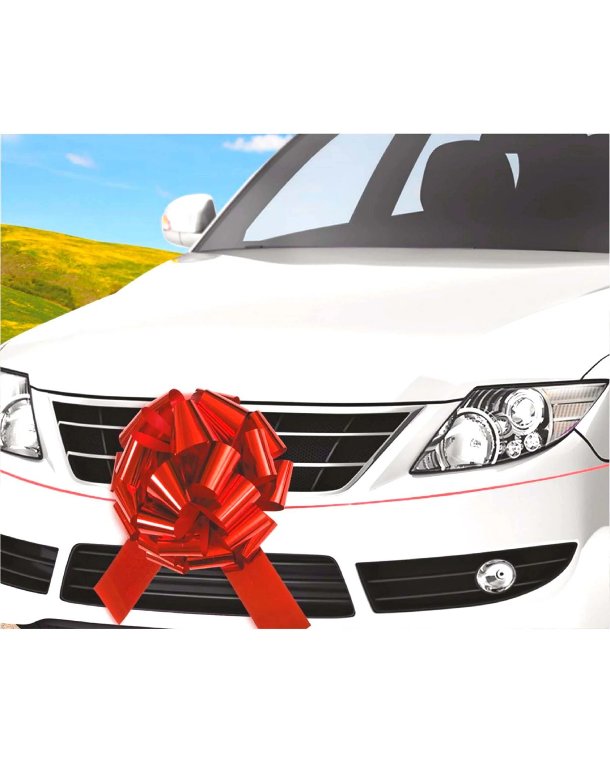 1 Unique Giant Red Car Bow 45cm, 1 of 3