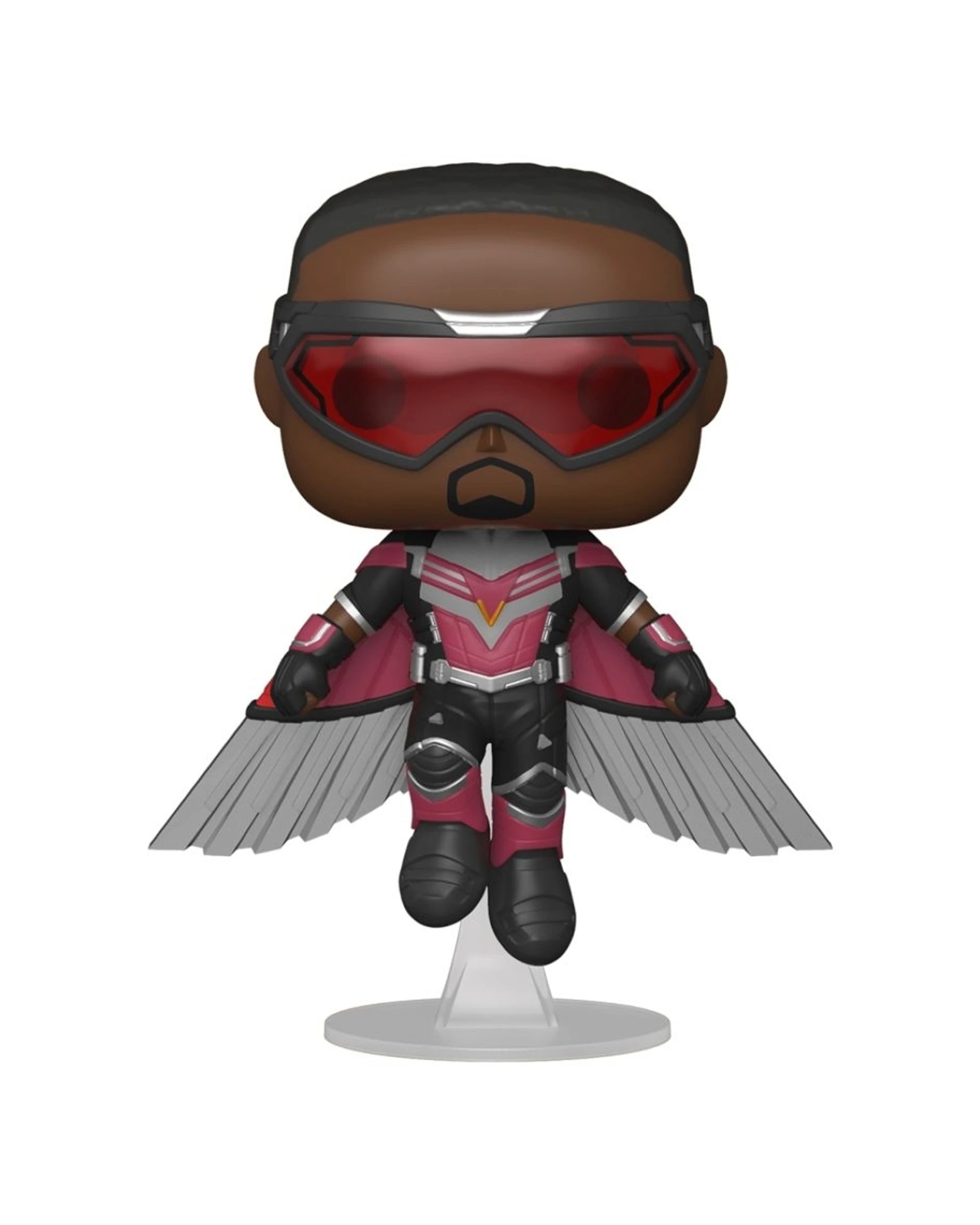 2 Pop Vinyl Figurine Falcon Winter Soldier - Falcon Flying 10cm Collectible - Multi, 2 of 3