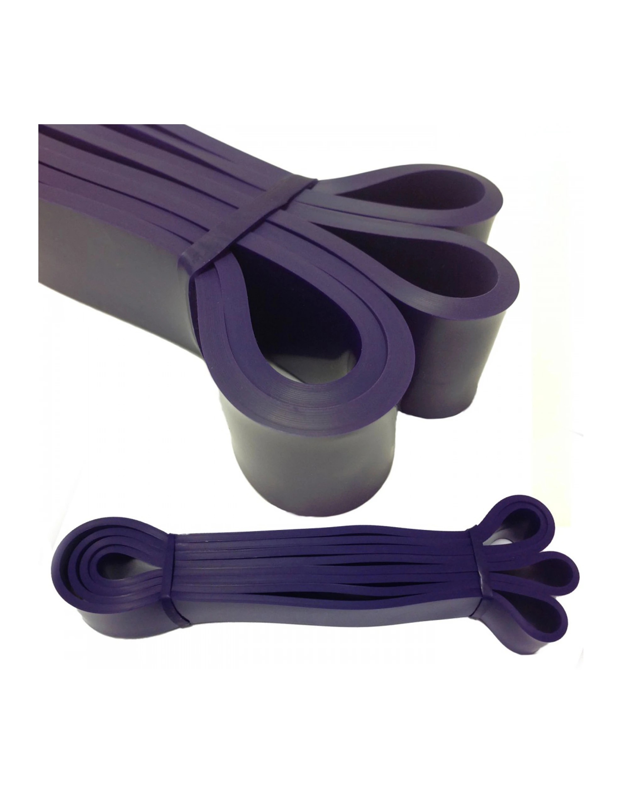 2 TODO 32mm Heavy Duty Resistance Band Loop Exercise Pilates Yoga Physio Stretch - Purple, 2 of 2