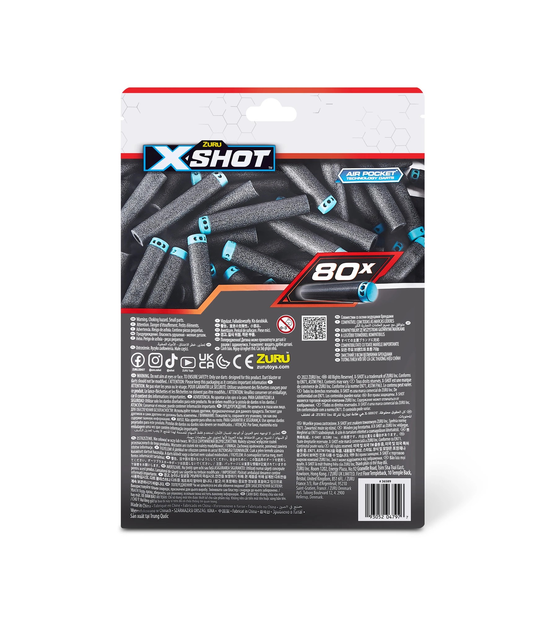 5 XSHOT Excel Darts Refill Pack (200 Darts) by ZURU - Grey, 5 of 8