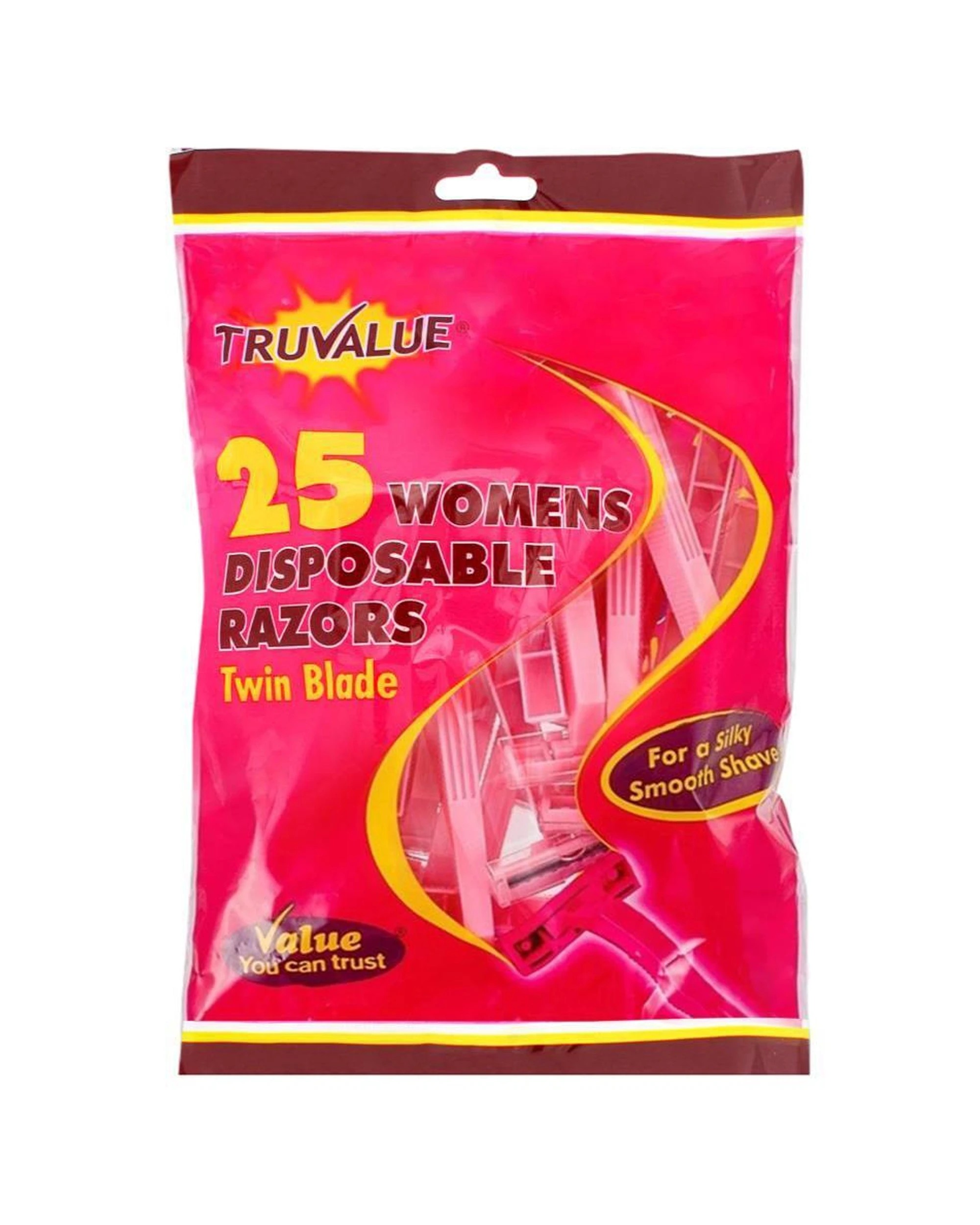 2 Truvalue Disposable Razors Twin Blade Shaving For Women Pack Of 300 - Pink, 2 of 3