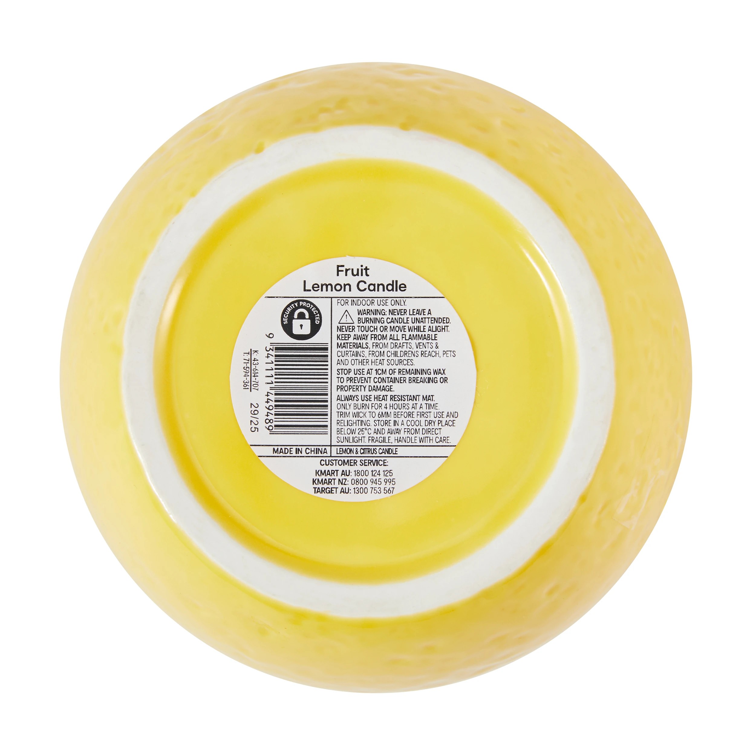 6 Fruit Lemon Candle, 6 of 6