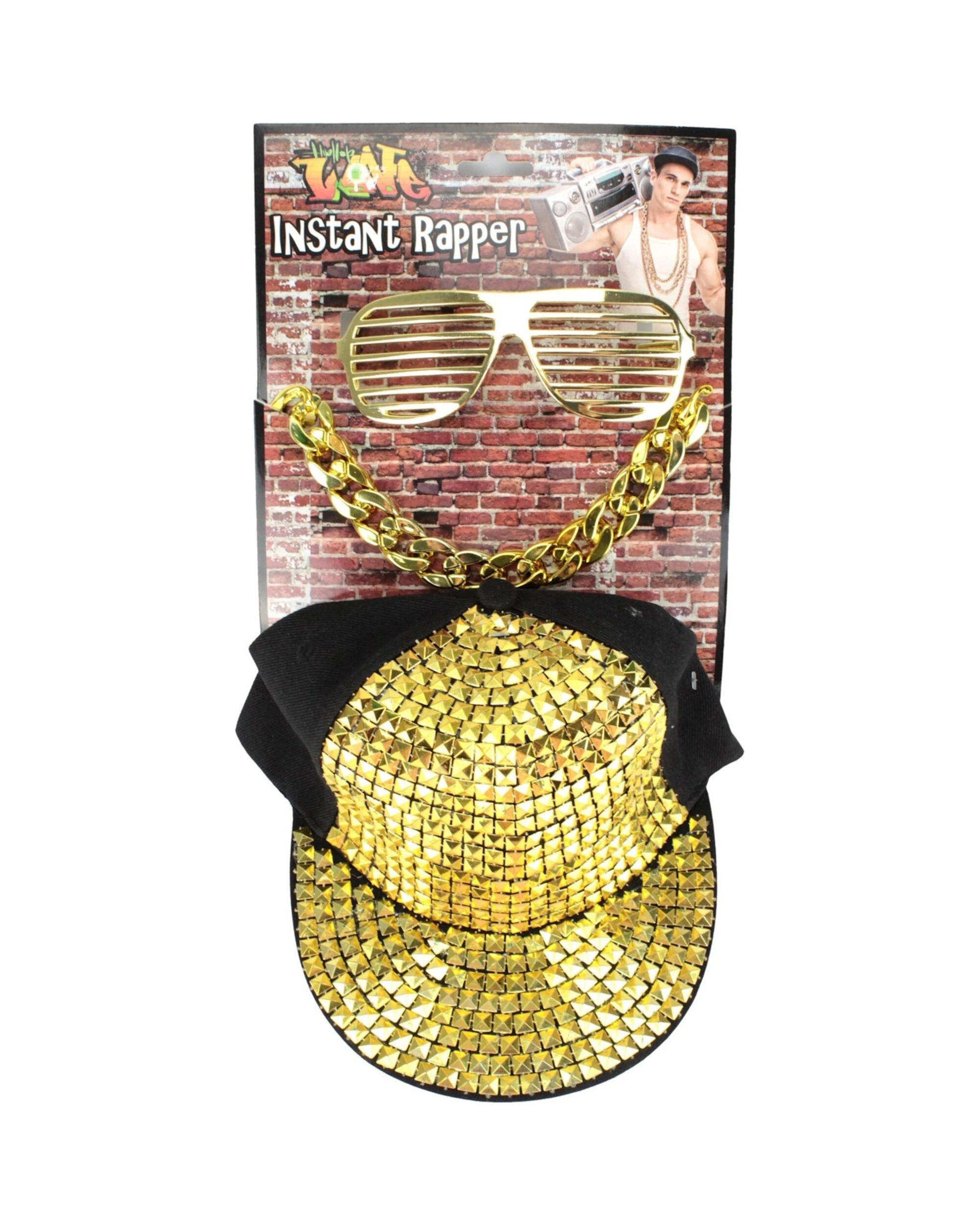 2 Oceana Hip Hop Rapper Hat & Accessories, 2 of 3