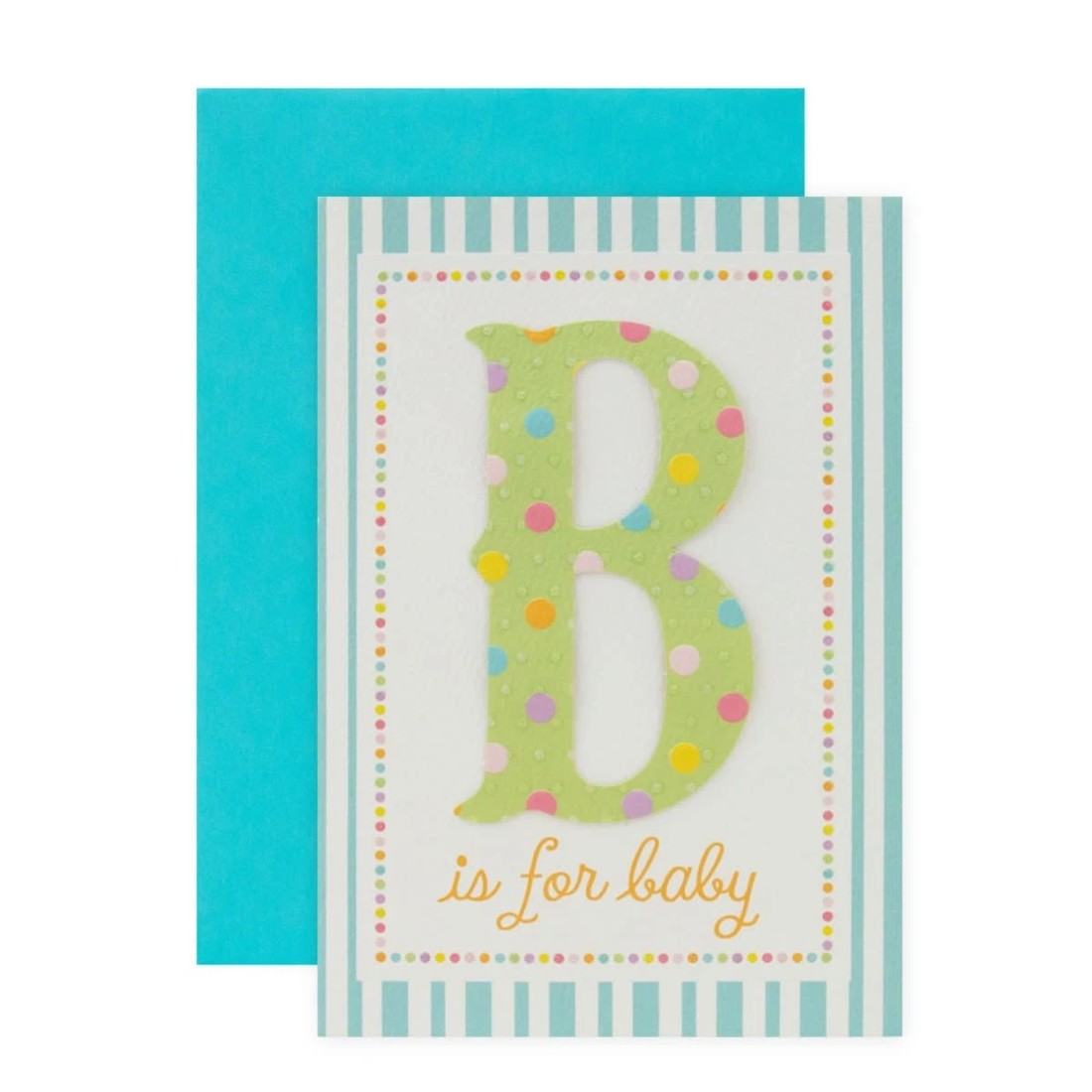 1 Connections from Hallmark Baby Shower Card - B for Baby, 1 of 3