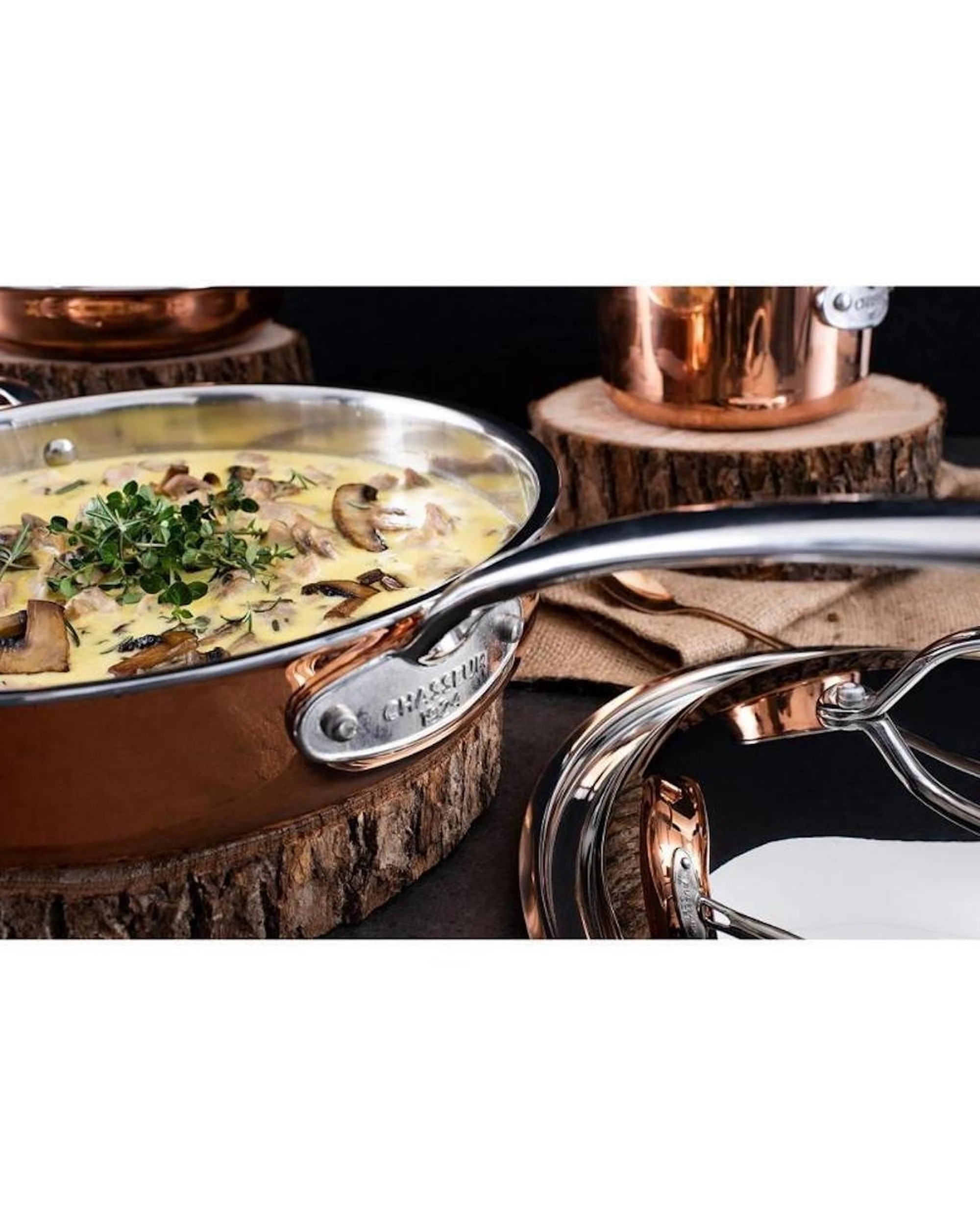 6 Chasseur Escoffier Induction Frypan 26cm Copper, 6 of 6