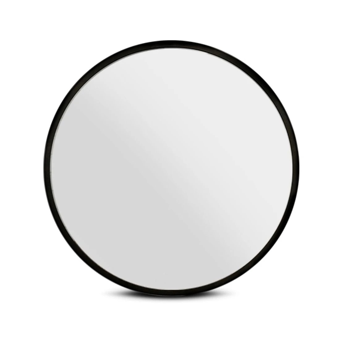 3 Embellir 2 Wall Mirror Makeup 80cm Home Decor Framed Mirrors Bathroom Round - Black, 3 of 6
