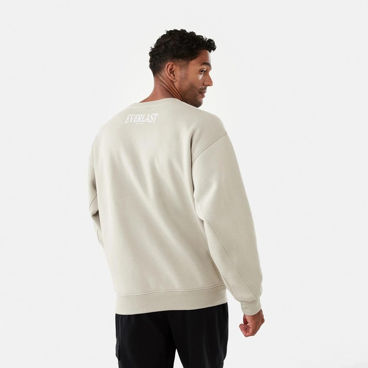 3 Everlast Mens Oversized Sweatshirt Bone, 3 of 8