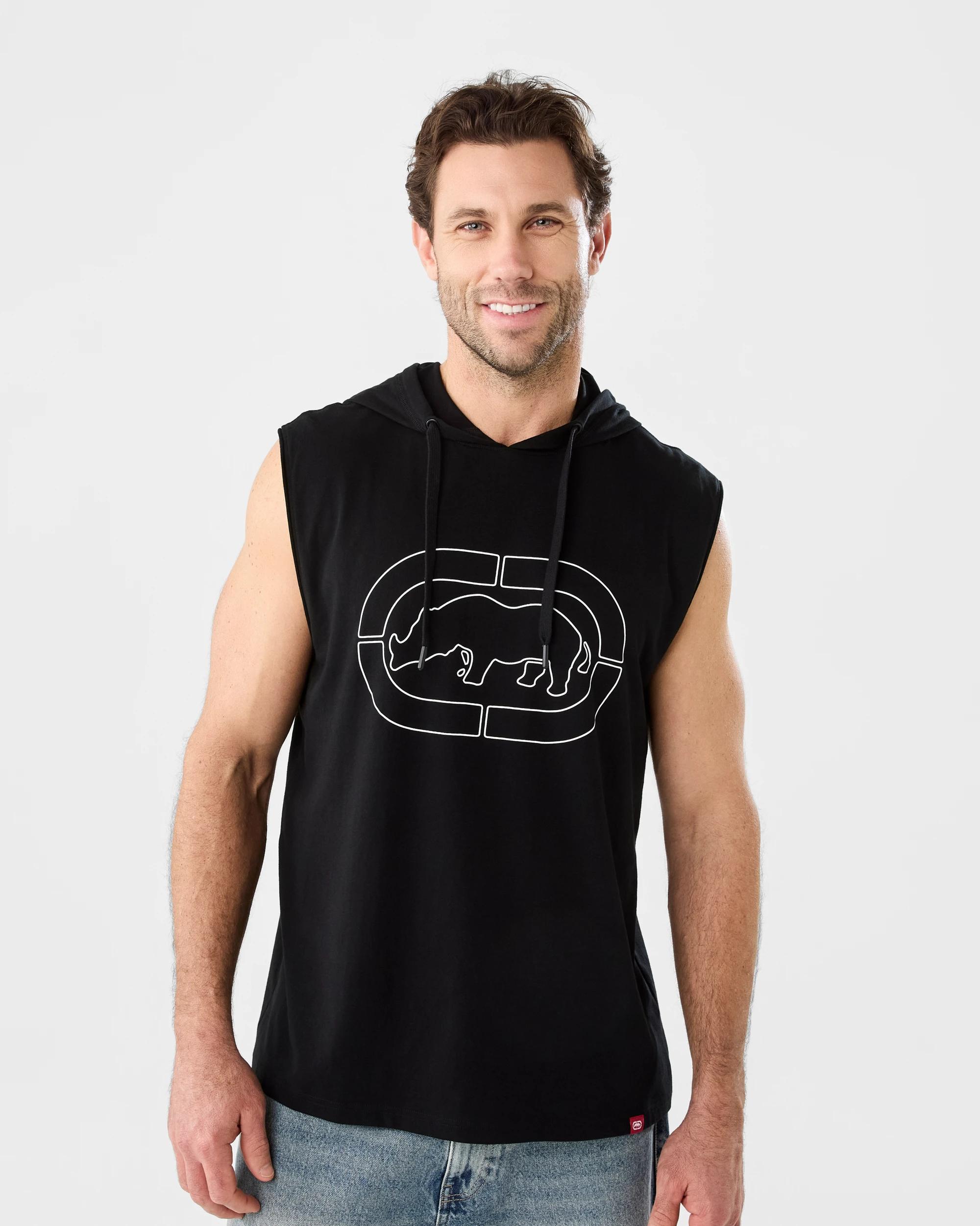 1 Ecko License Hooded Tank Black, 1 of 4