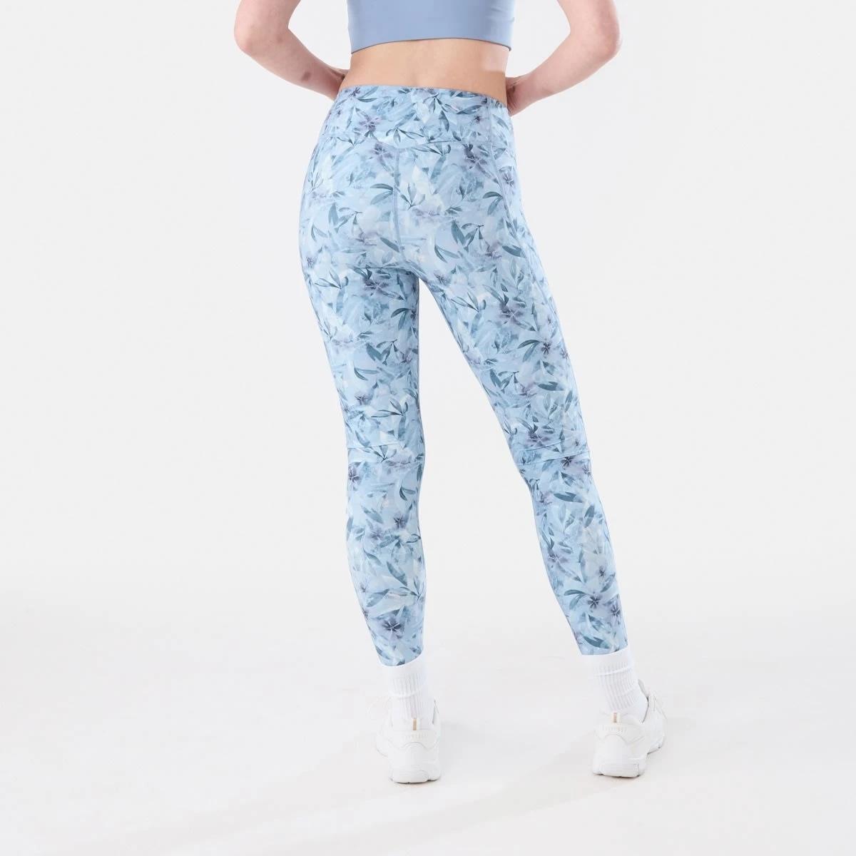 3 Everlast Womens Printed Full Length Leggings EVERLAST SUMMER FLORAL, 3 of 6