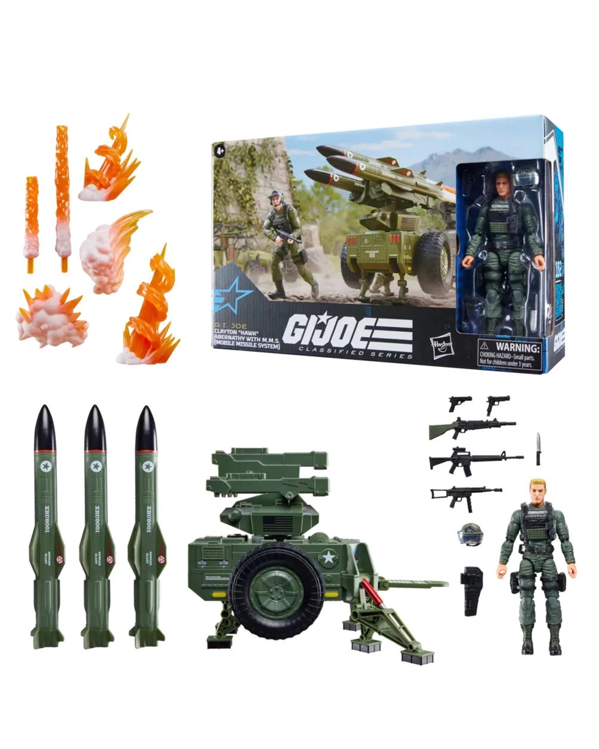 3 G.I. Joe Classified Series: #182 Clayton "Hawk" Abernathy with M.M.S. - Mobile Missile System -  Action Figure, 3 of 10