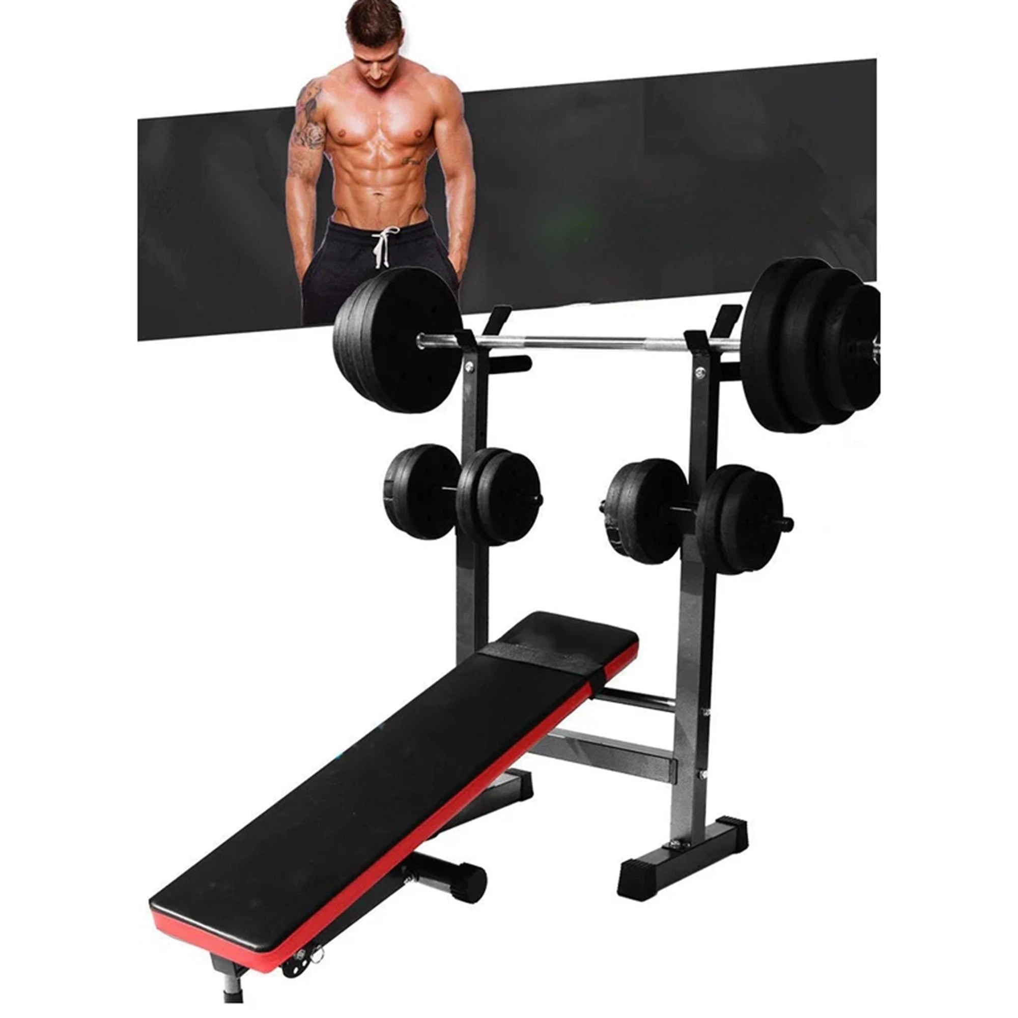 5 Fitness Master Multistation Foldable Bench Press Incline Home Gym, 5 of 10