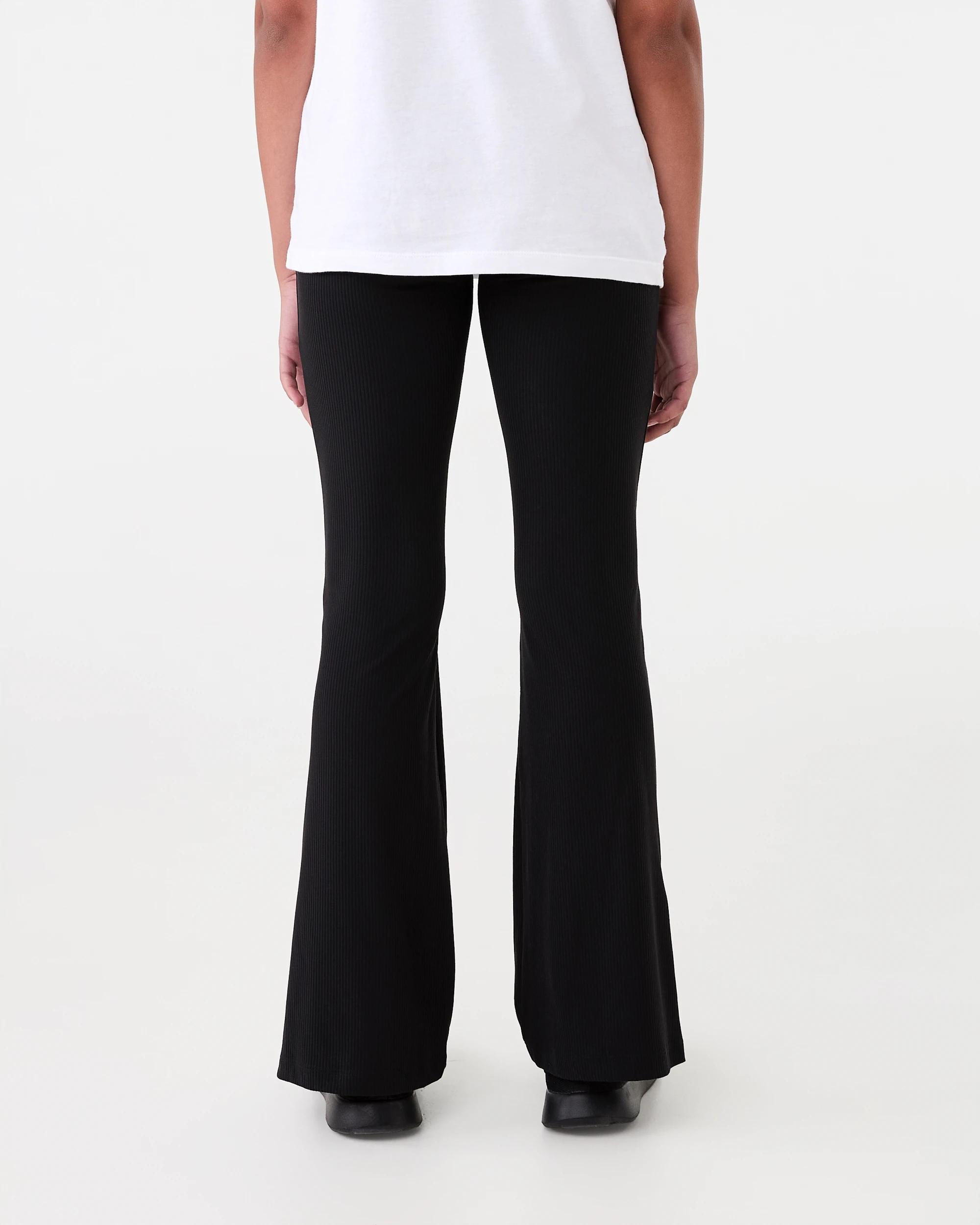 2 Active Flare Leggings with Splits Black, 2 of 6