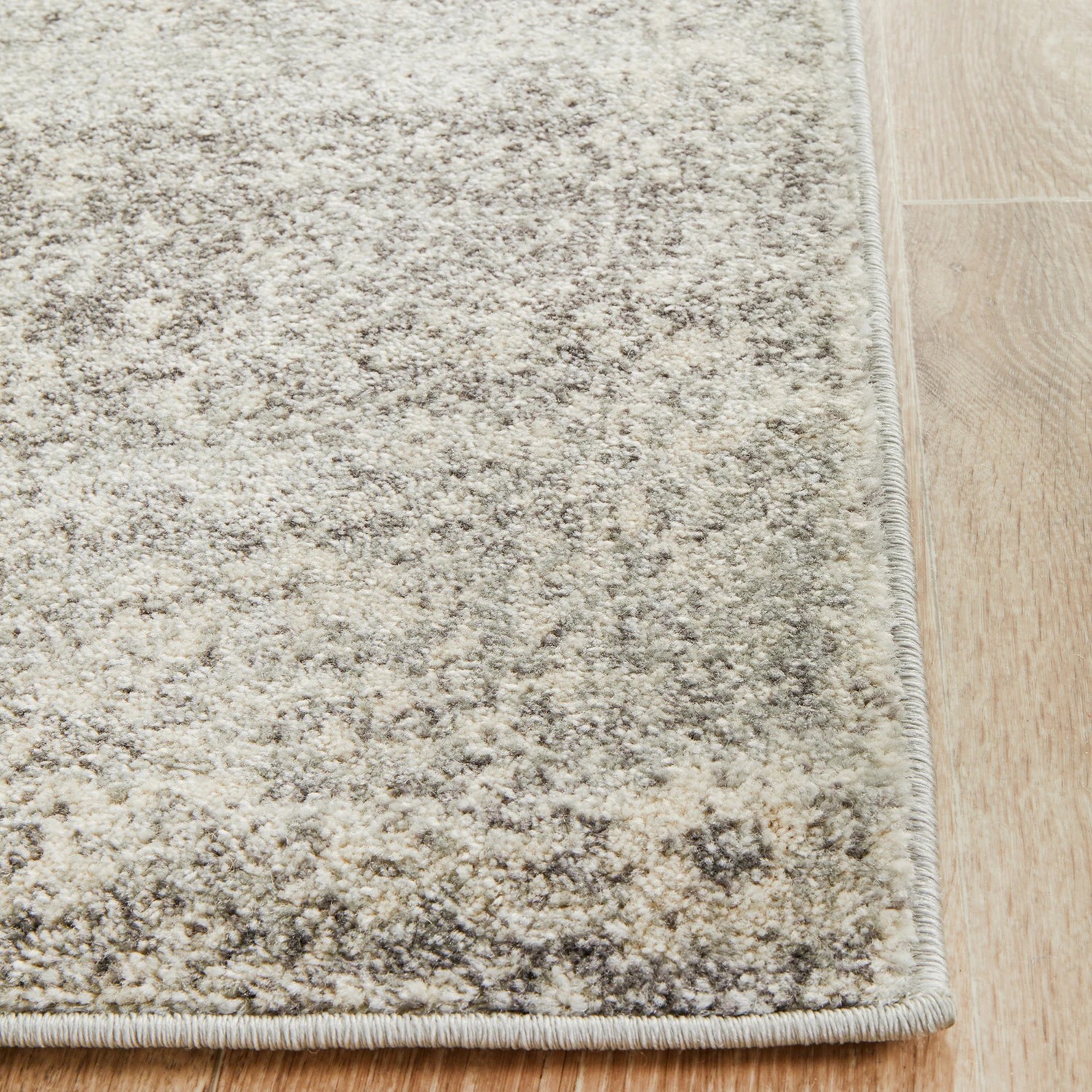 6 Common Ground Rugs Encore 252 300x80cm - Medium Runner Power Loomed Pet Friendly Rug - Silver, 6 of 9