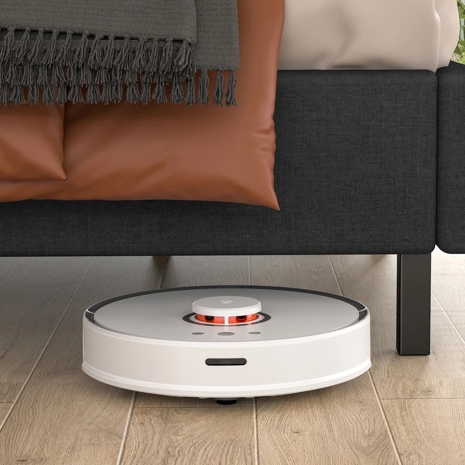 8 Alfordson Bed Frame Double Size Mattress Base Foundation Fabric Basel - Charcoal, 8 of 10