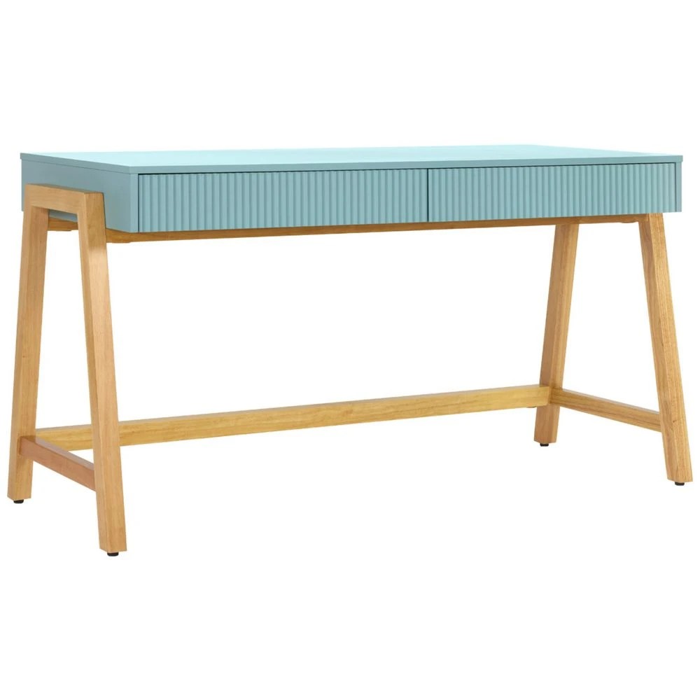 1 Stilford Ribe 2 Drawer 1400mm Desk Green Desks, Tables and Workstations, 1 of 10