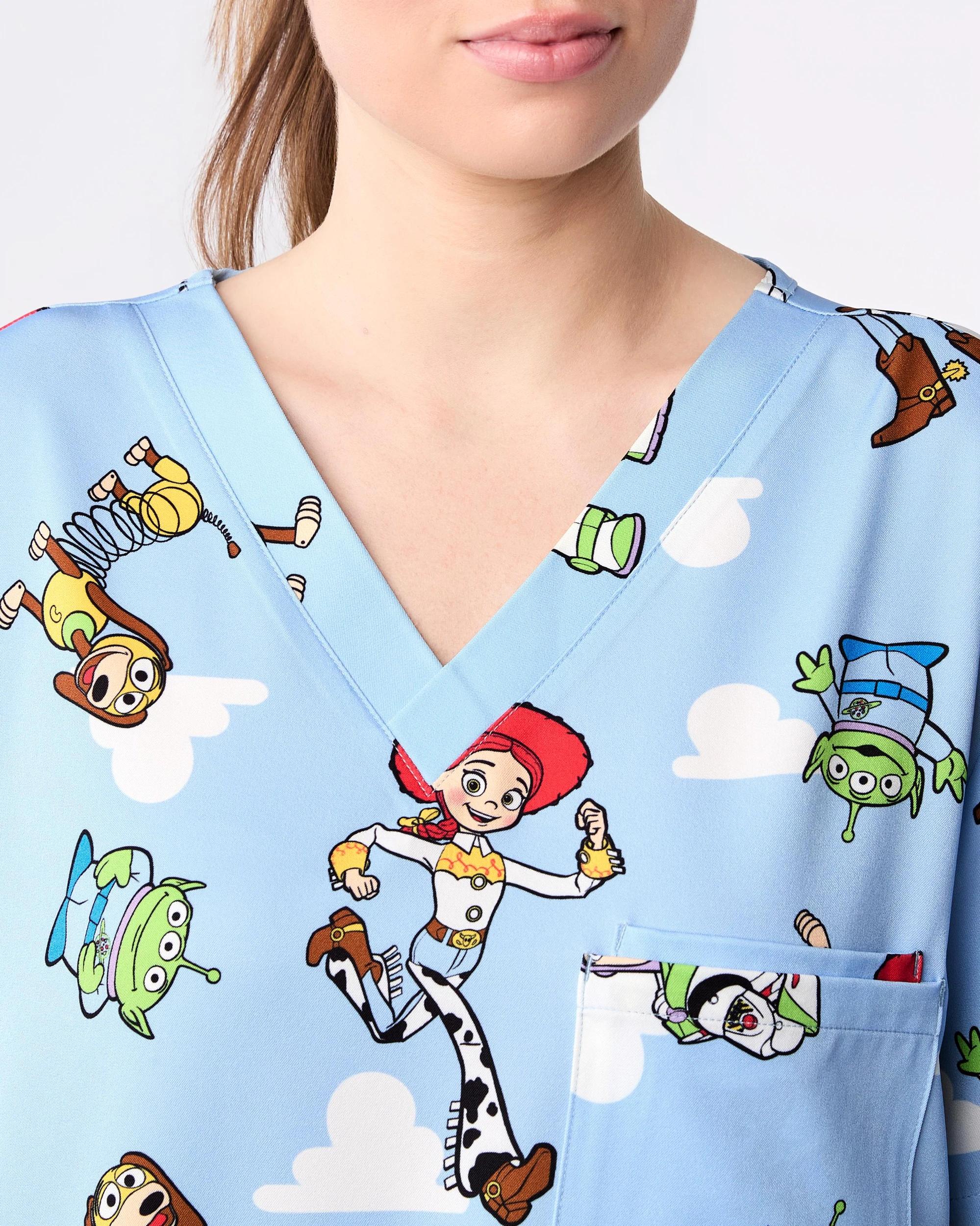 4 Workwear Toy Story License Scrub Top Toy Story, 4 of 7