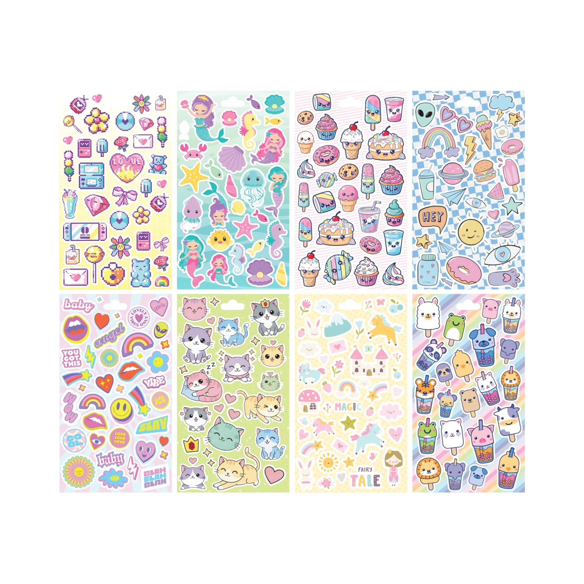 3 8 Sheet Sticker Pad - Assorted, 3 of 7