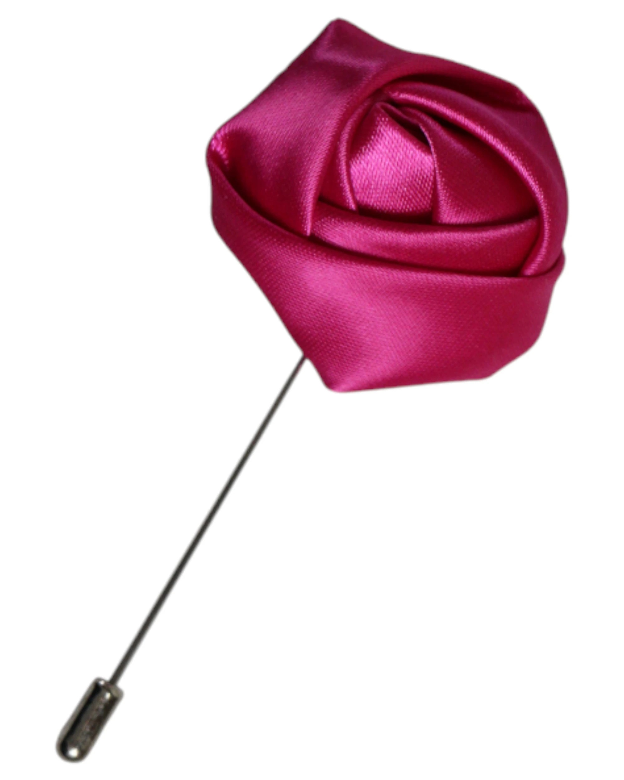 1 Zasel Womens Hot Pink Rose Flower Suit Blazer Jacket Lapel Pin - Multi, 1 of 3