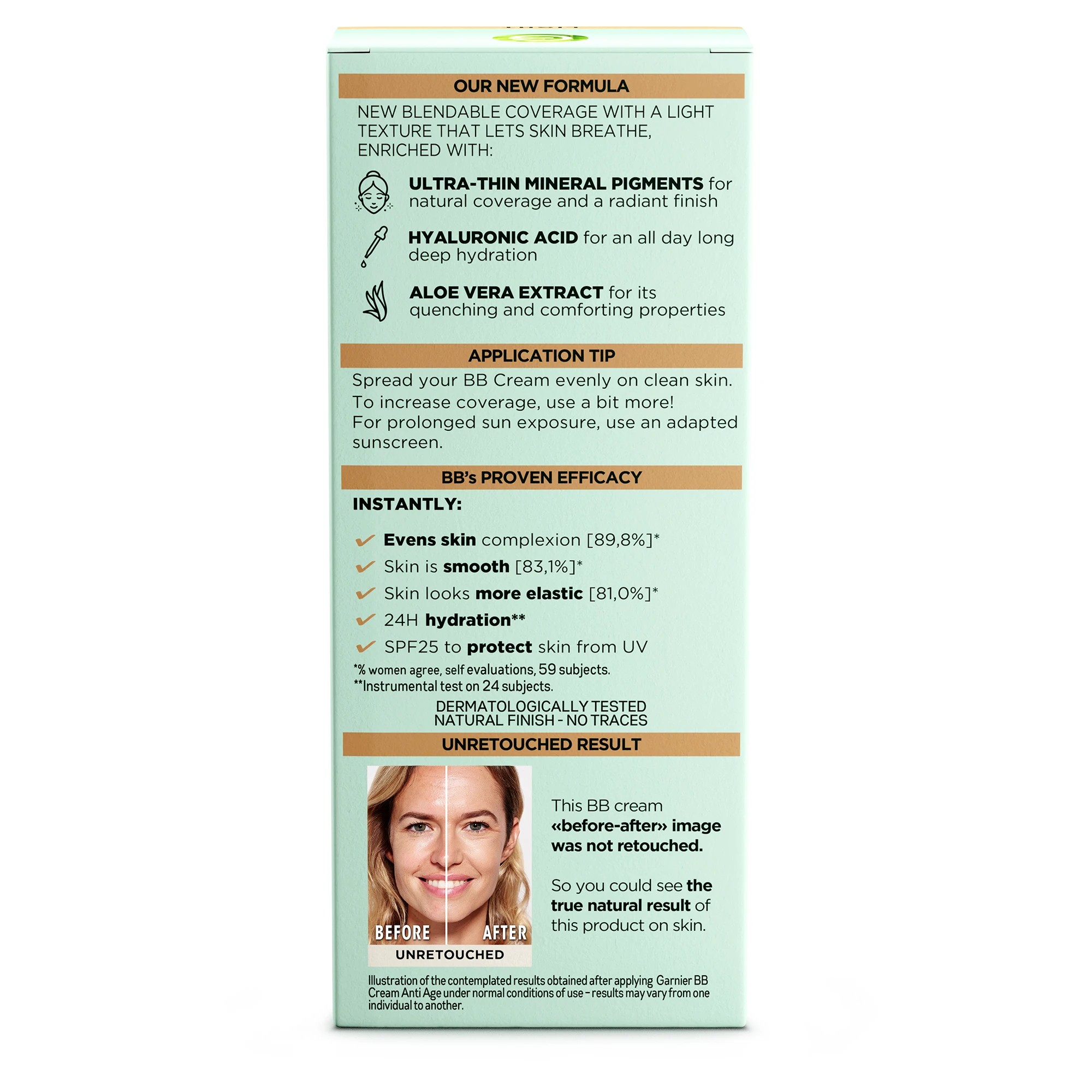 3 Garnier SkinActive Perfecting Care All-In-One BB Cream Anti Age - Light, 3 of 6