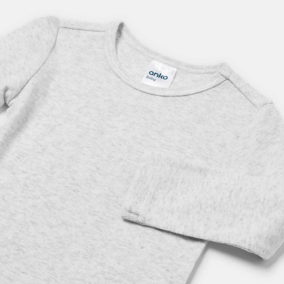 3 Everyday Long Sleeve Bodysuit Whitmarl A, 3 of 3