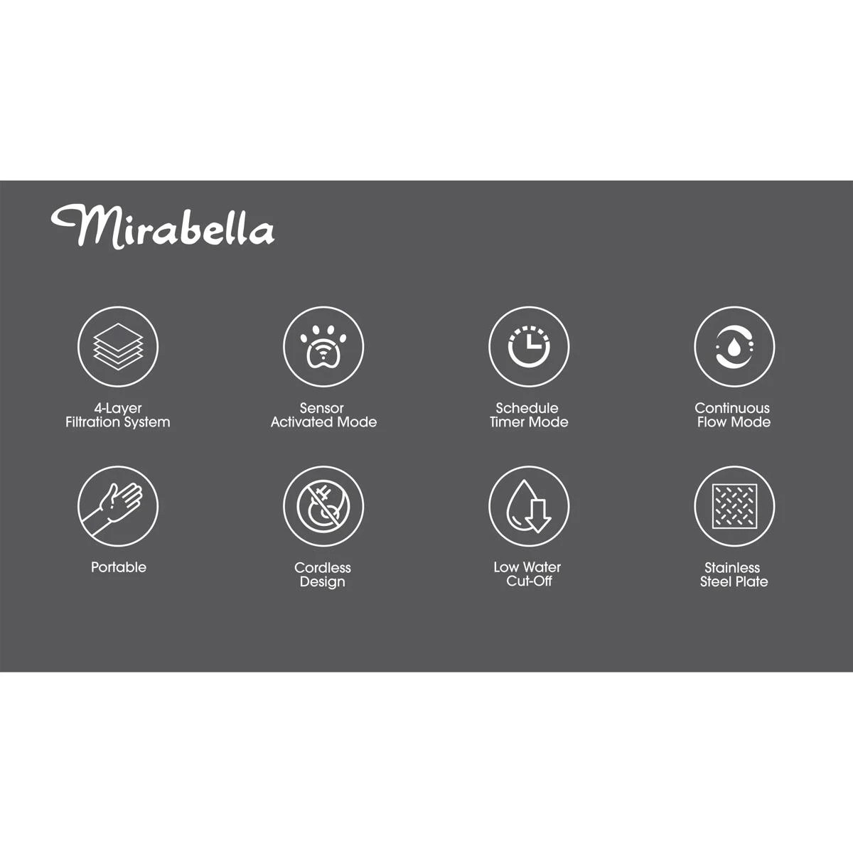 5 3.2L Mirabella Pet Filtered Water Fountain, 5 of 6