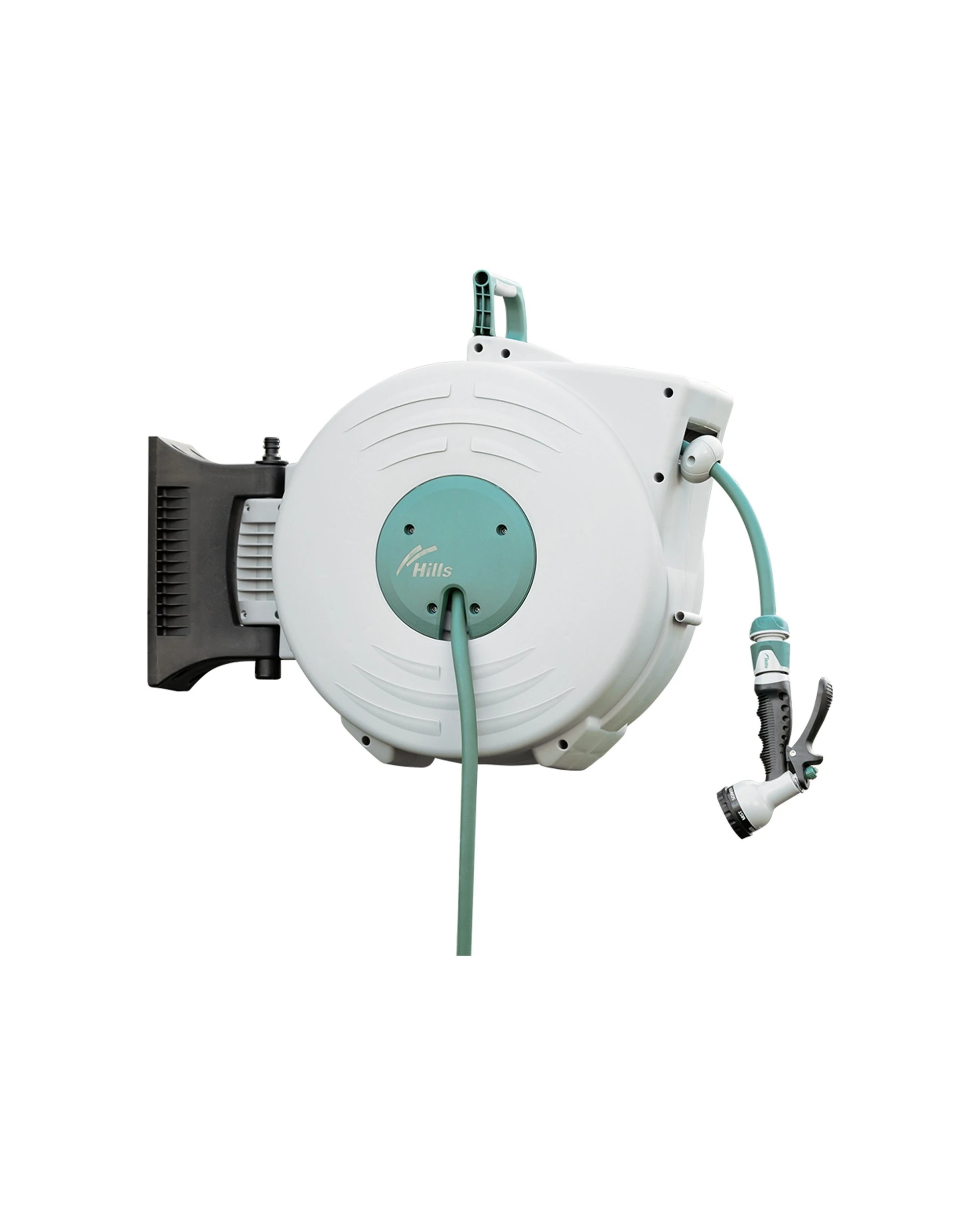 2 Hills 20M Retractable Water Hose Reel UV Resistant Auto Retracting - Multi, 2 of 3