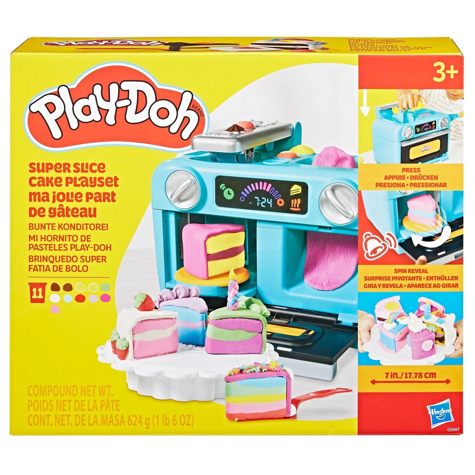 1 Play-Doh Super Slice Cake Playset - Multi, 1 of 3