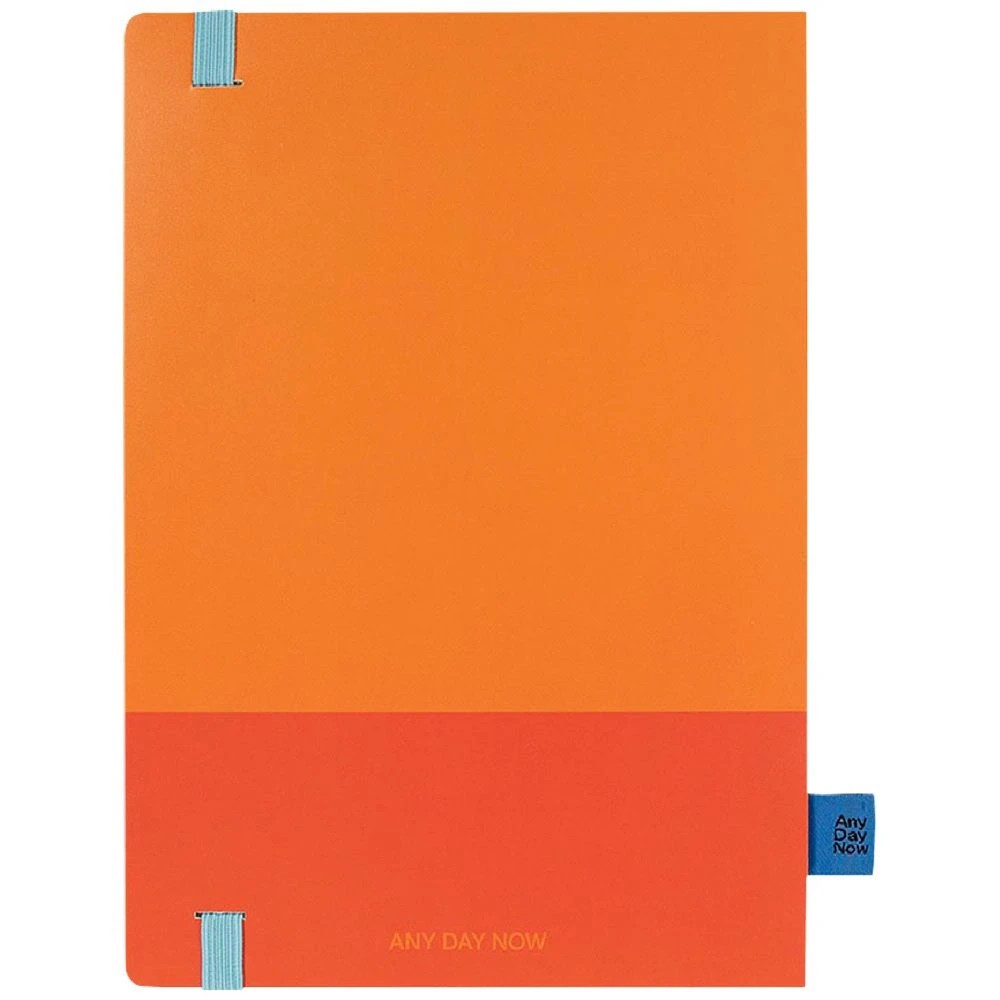 4 Any Day Now Bound Brights A5 Ruled Notebook Orange and Red, 4 of 5